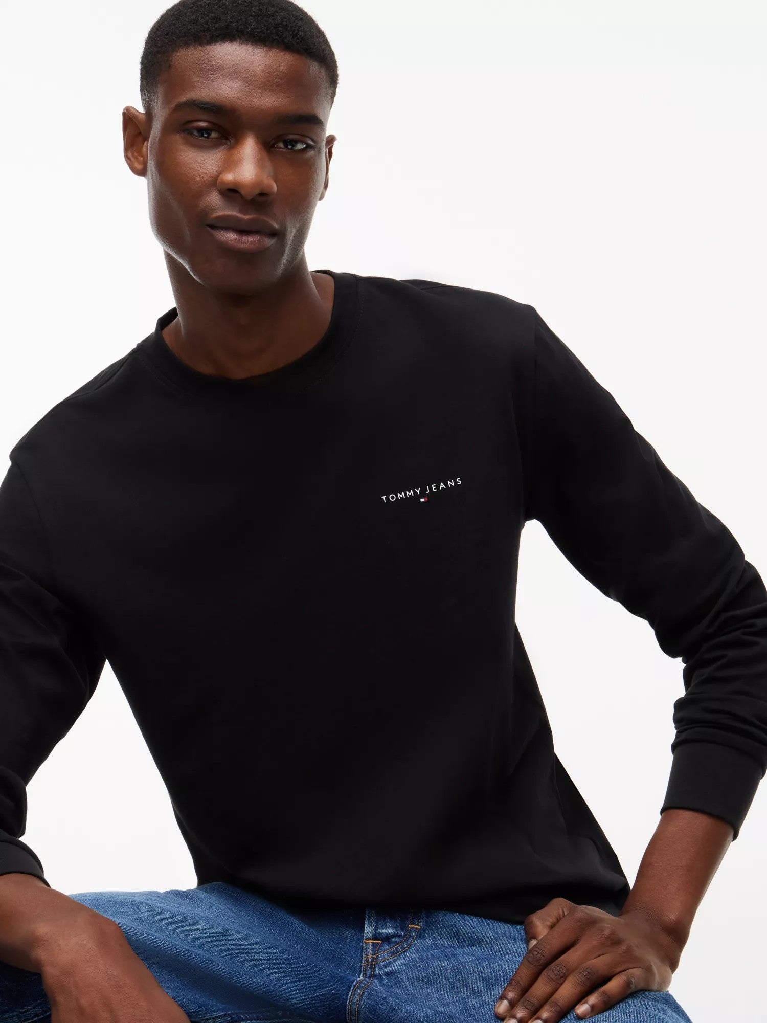 T-Shirt Linear Slim - Black