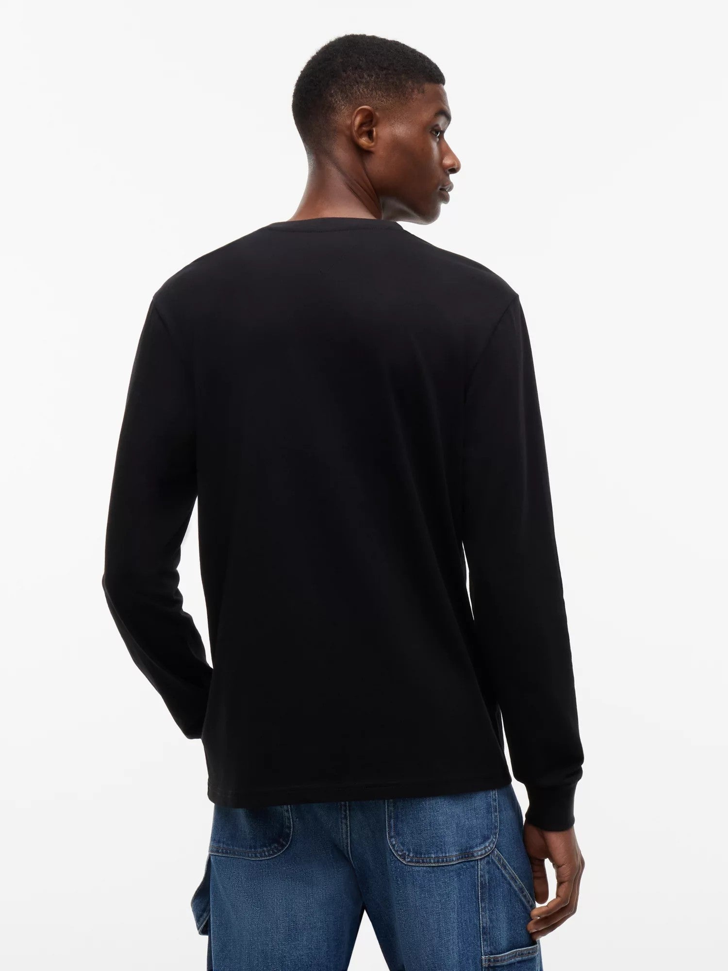 T-Shirt Linear Slim - Black