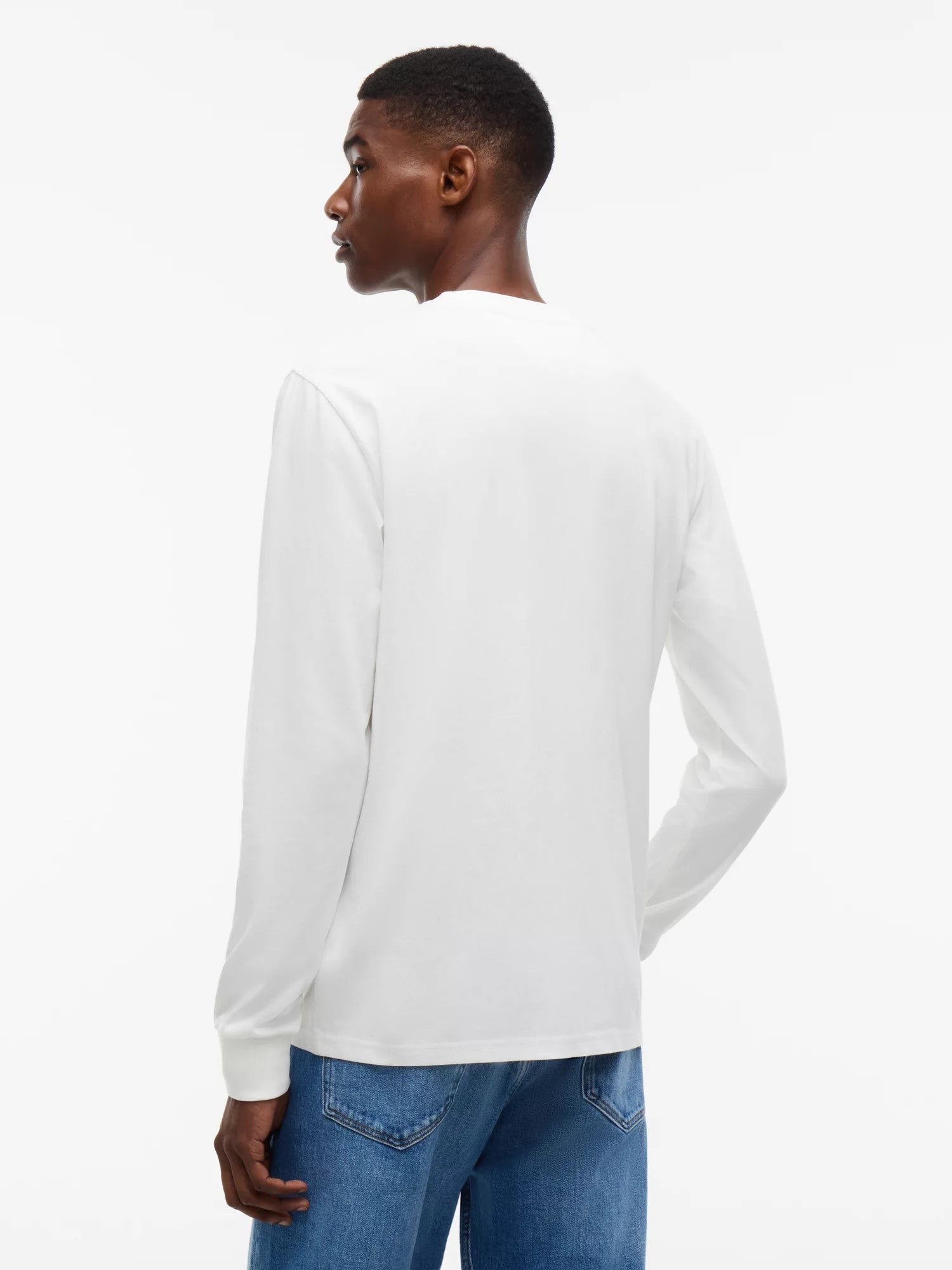 T-Shirt Linear Slim - Ecru
