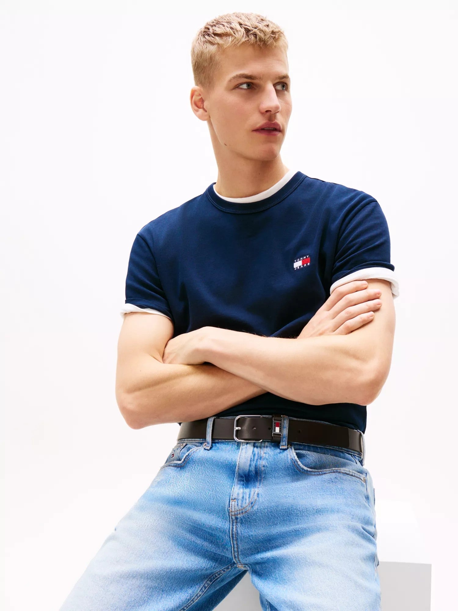T-Shirt Regular Badge - Dark Blue