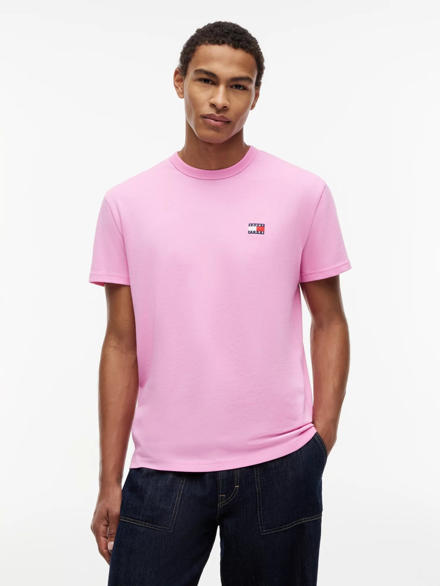 T-Shirt Regular Badge - Pink Daisy