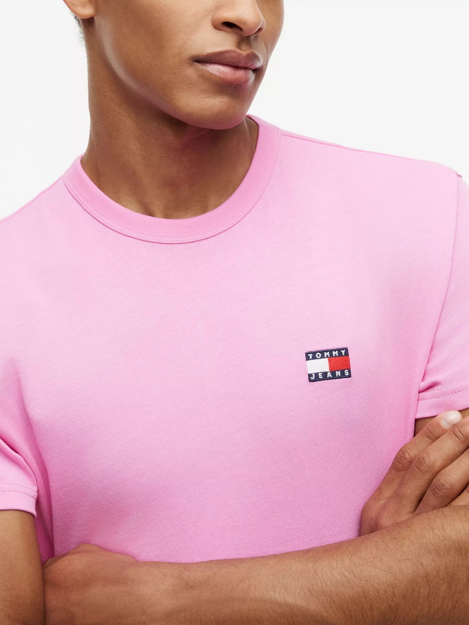 T-Shirt Regular Badge - Pink Daisy