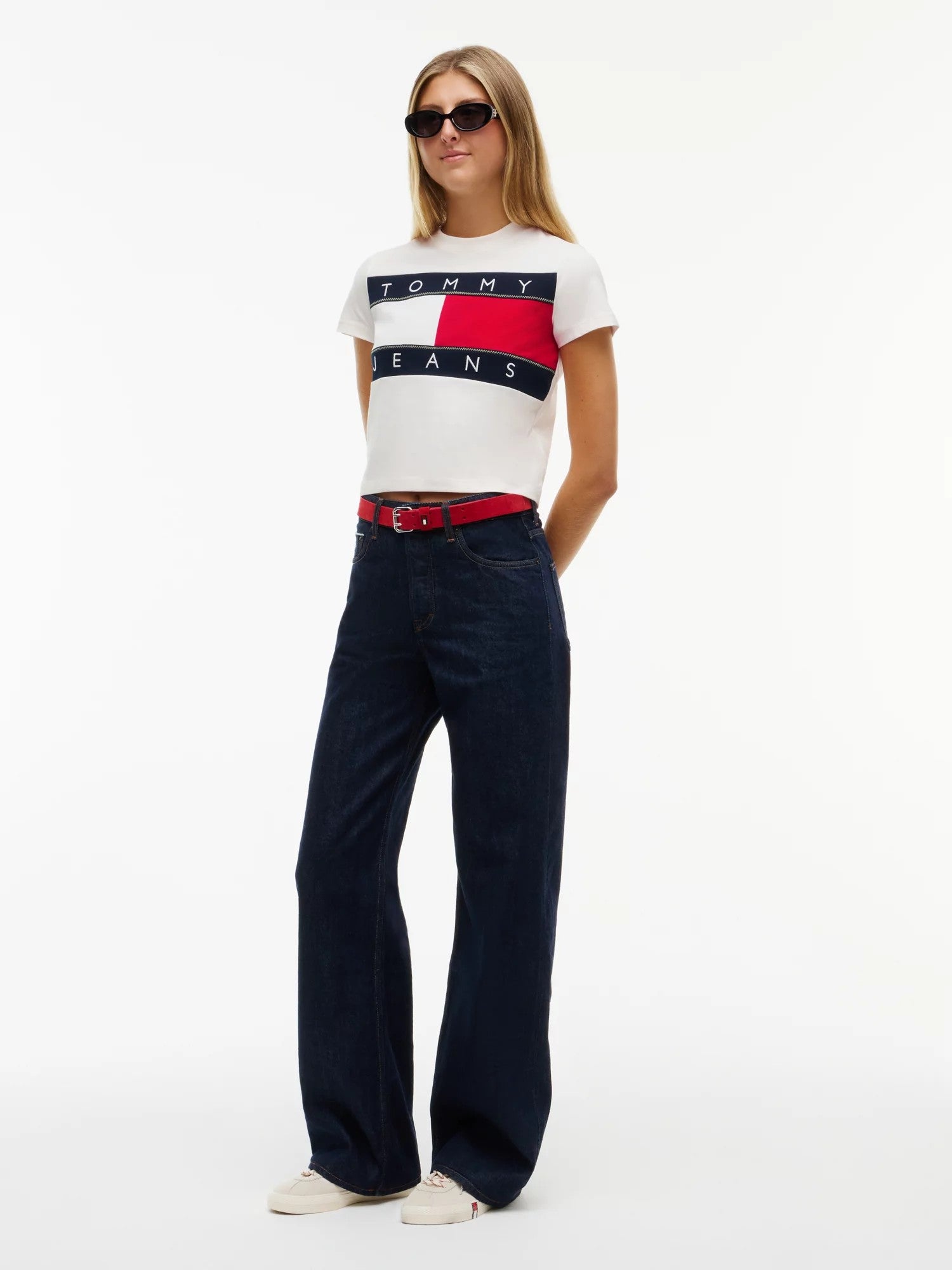 T-Shirt Regular Flag - Ancient White