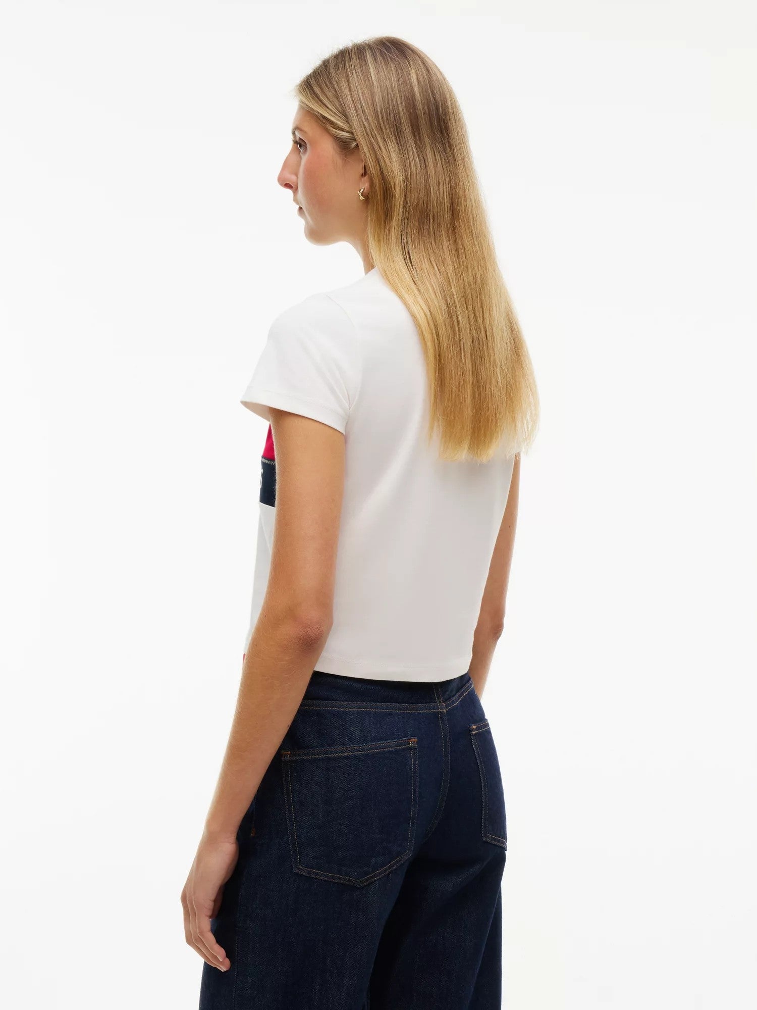 T-Shirt Regular Flag - Ancient White