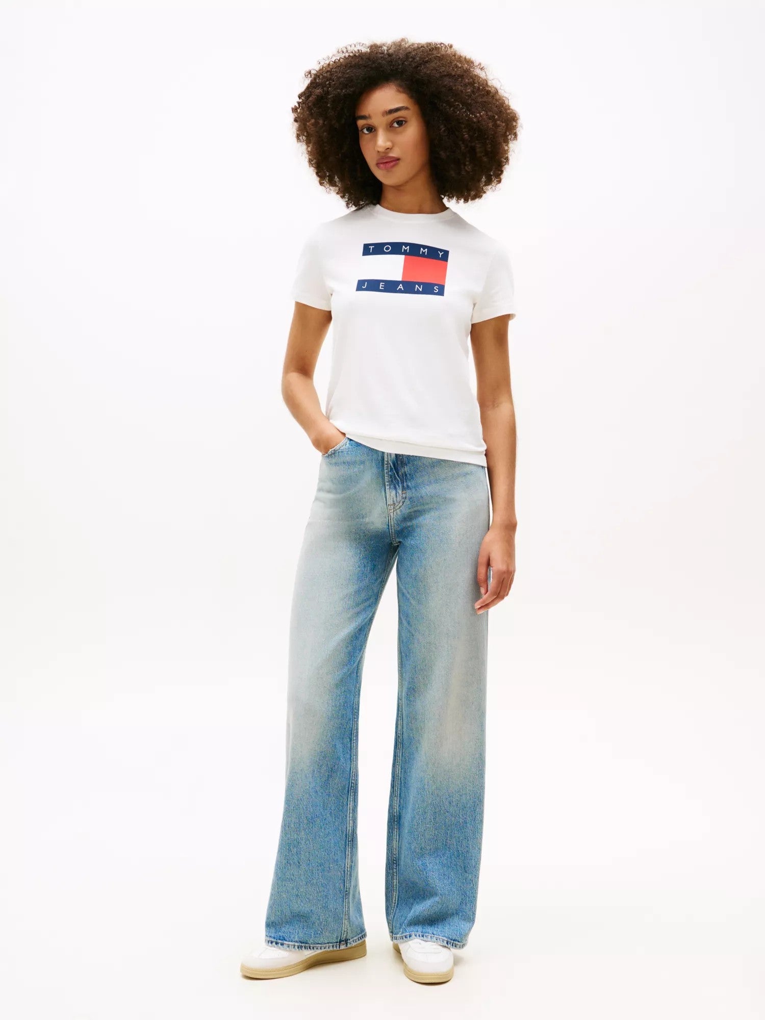T-Shirt Regular Flag - Ecru