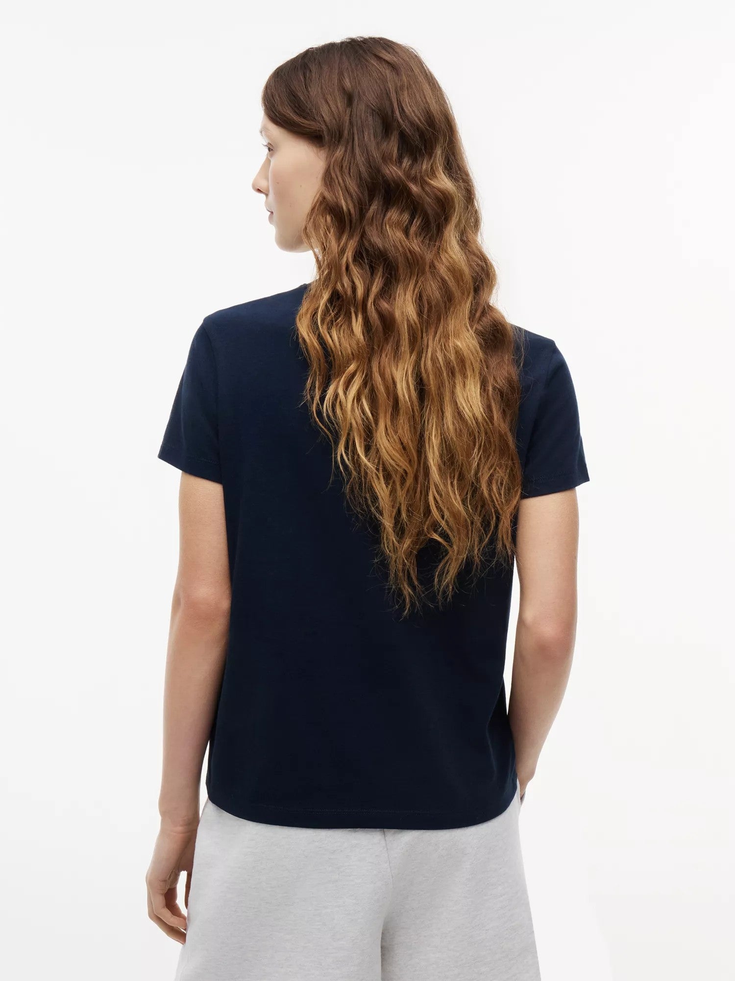 T-Shirt Regular Linear - Dark Night Navy