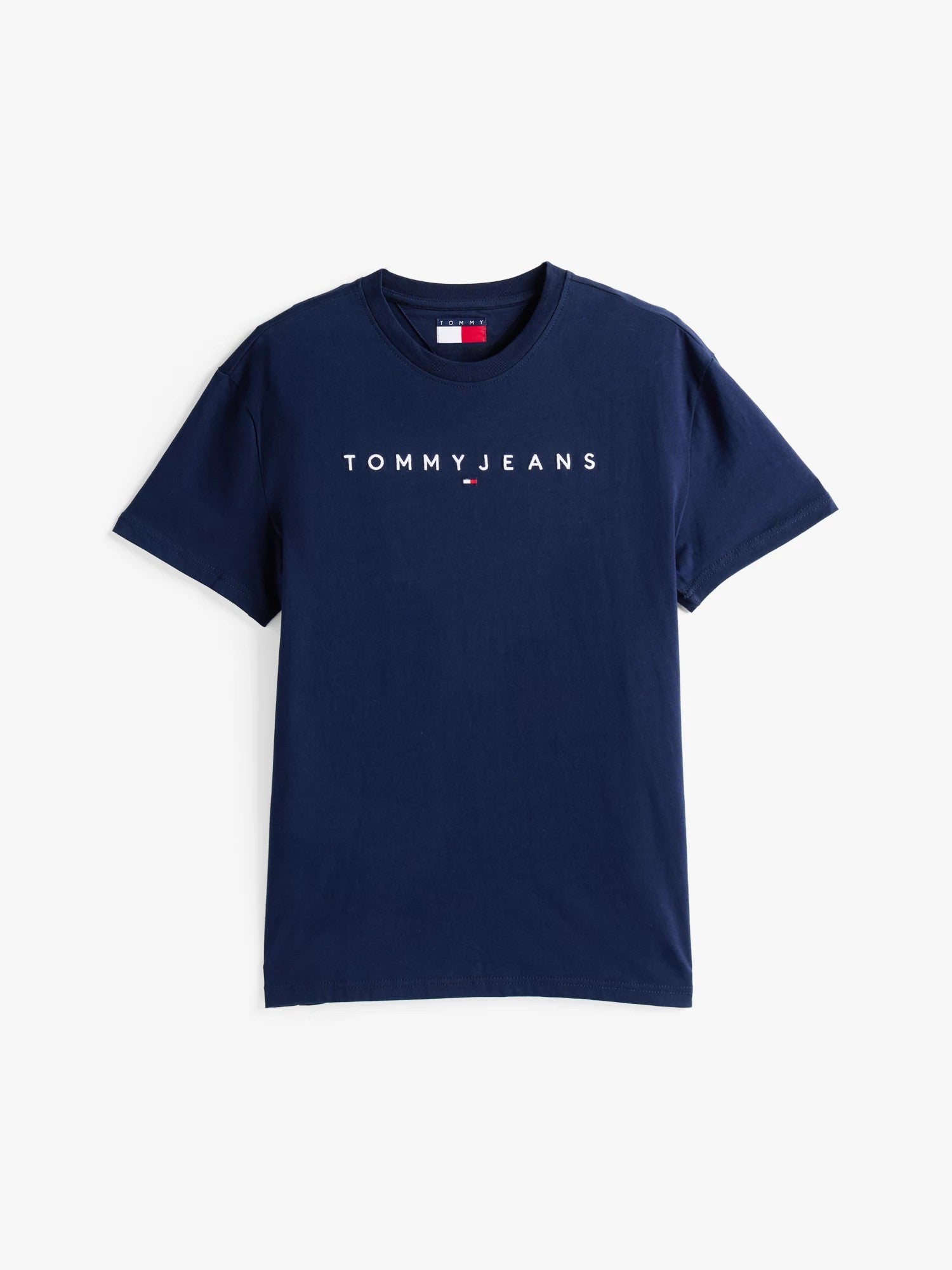 T-Shirt Regular Linear Logo - Dark Blue