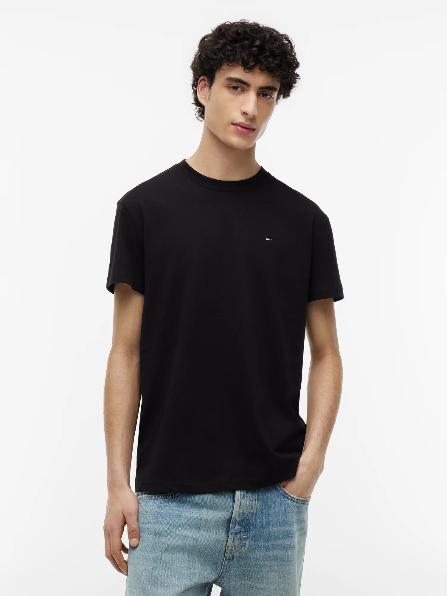 T-Shirt Regular Small Flag - Black