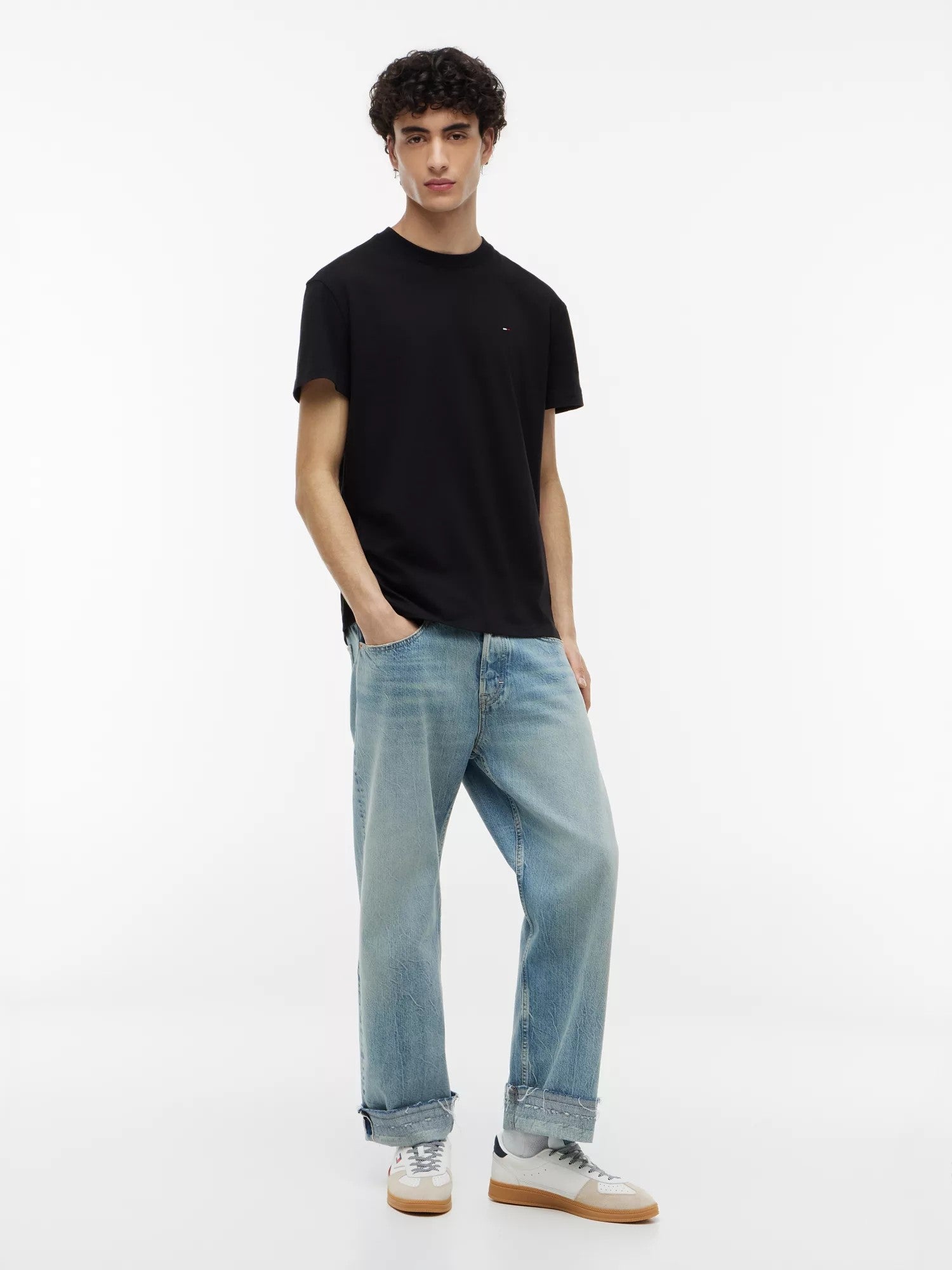 T-Shirt Regular Small Flag - Black