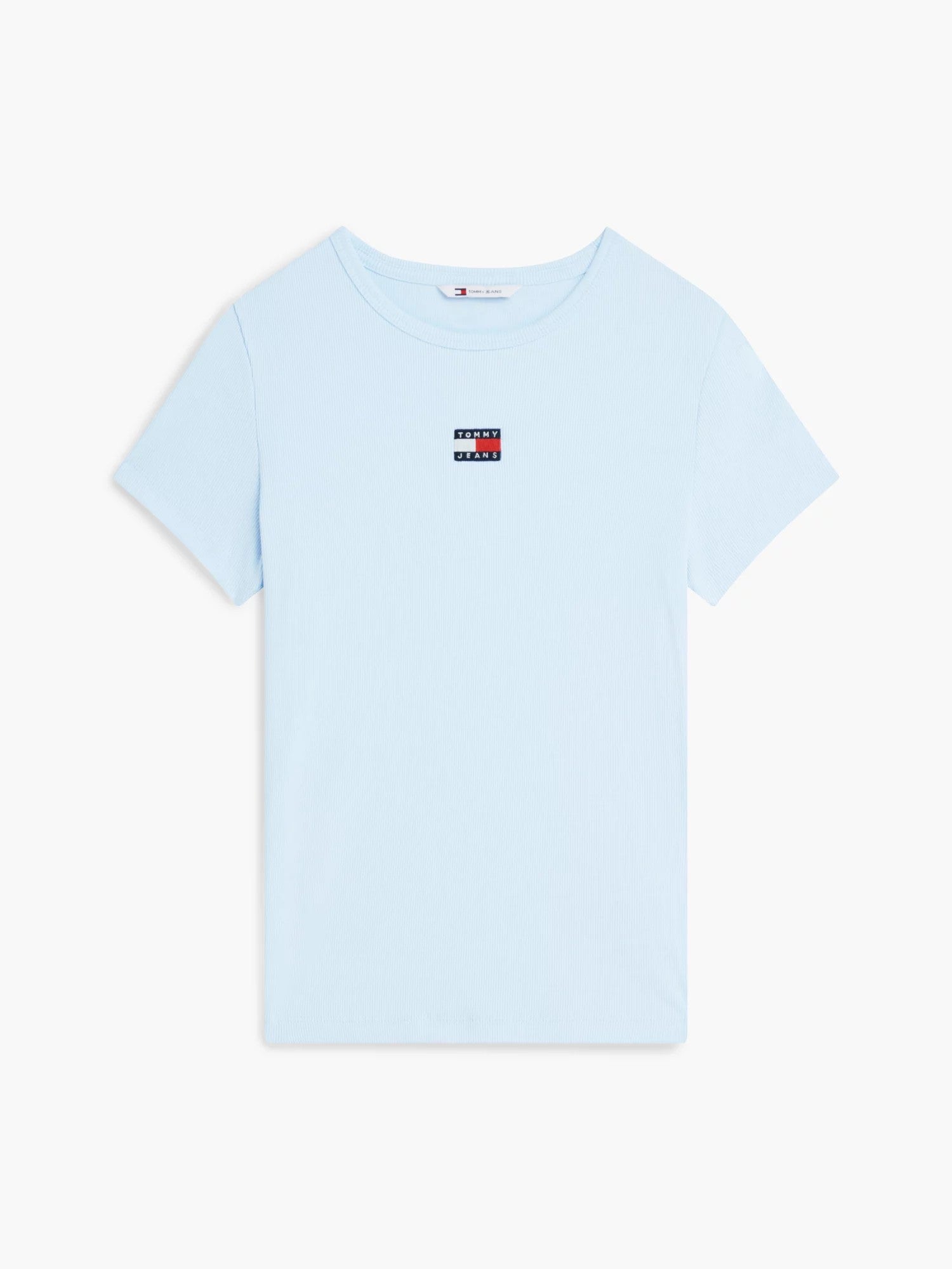 T-Shirt Slim Badge Rib - Kingly Blue