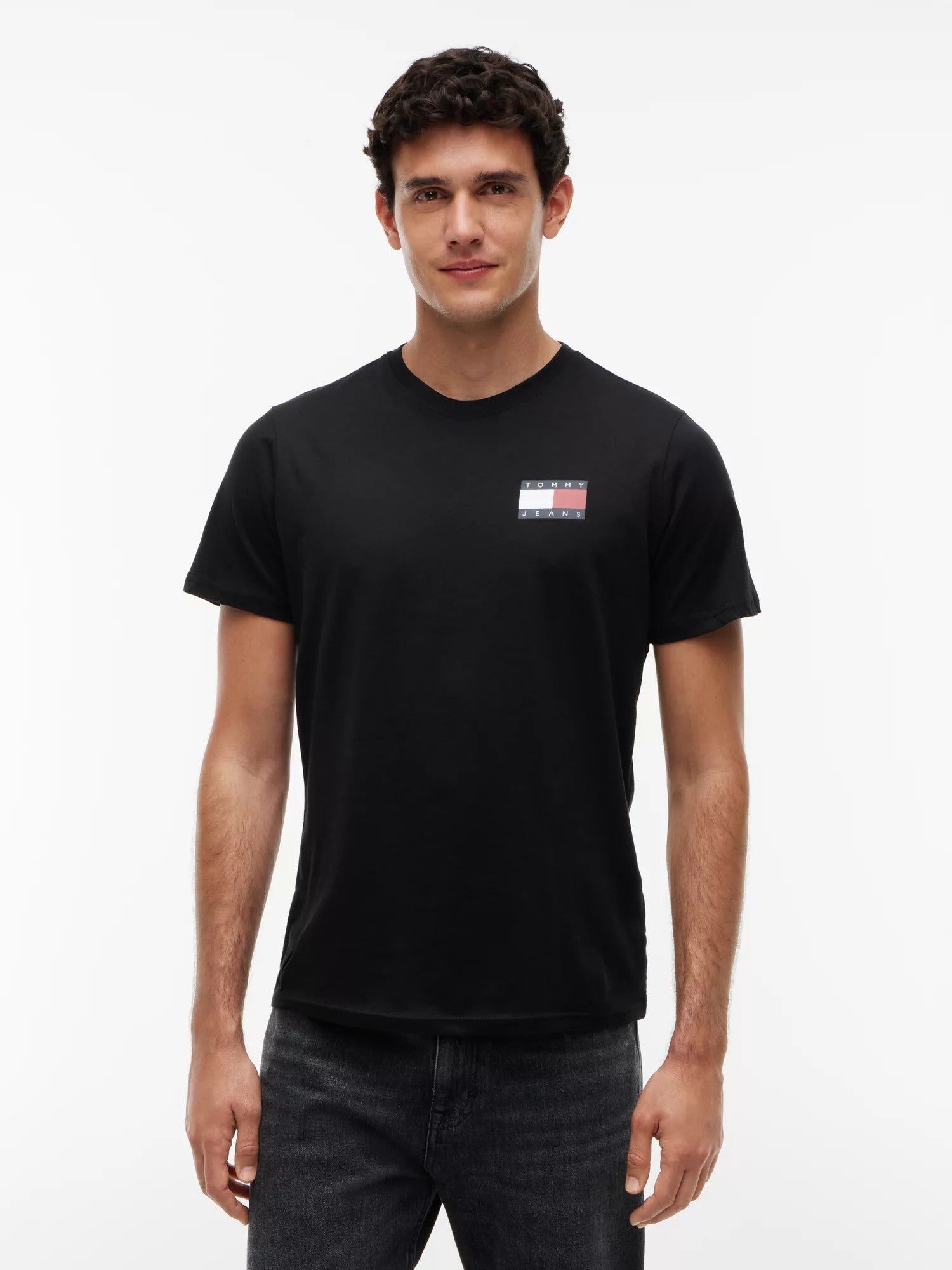 T-Shirt Slim Essential Flag - Black