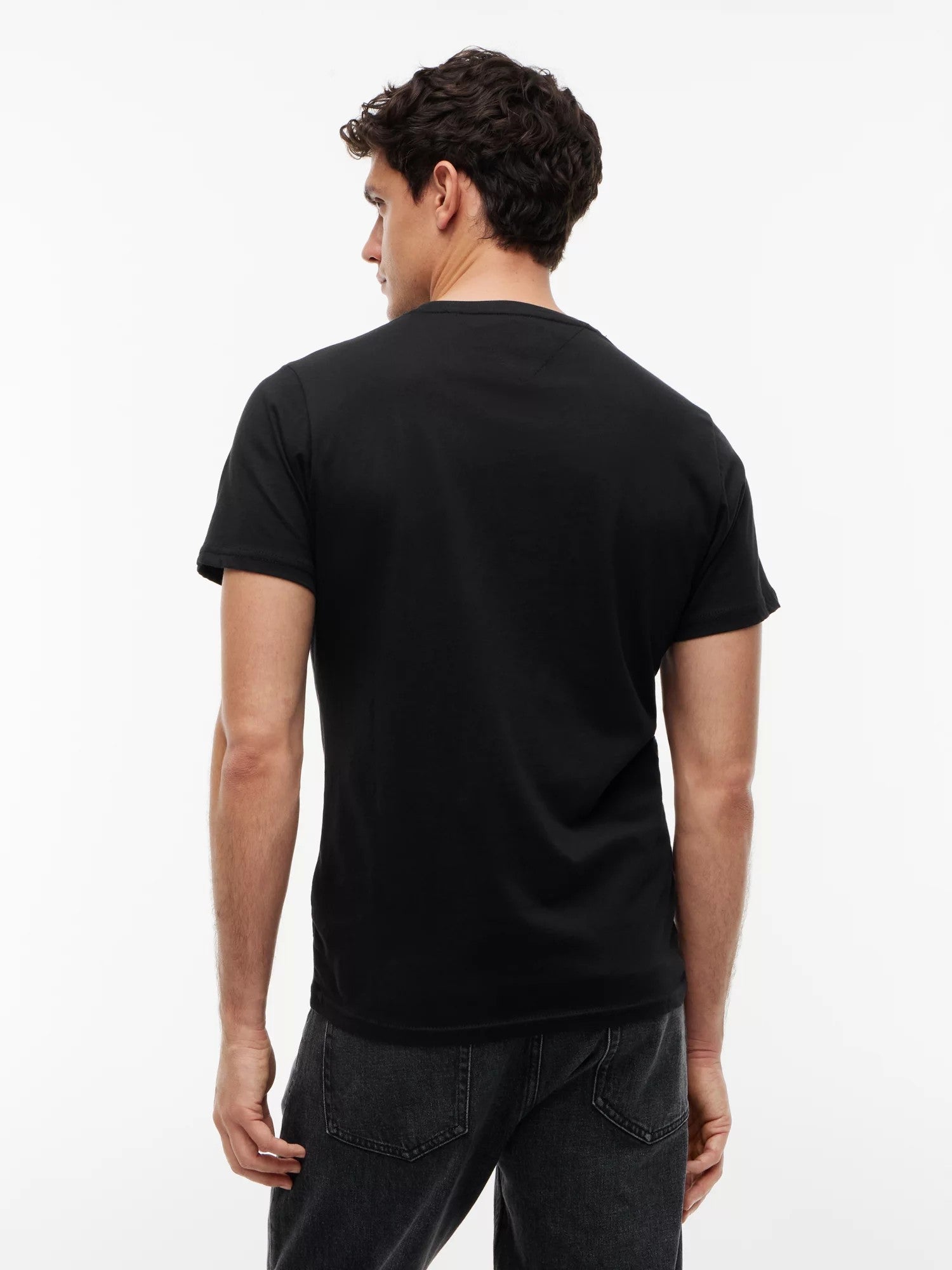 T-Shirt Slim Essential Flag - Black