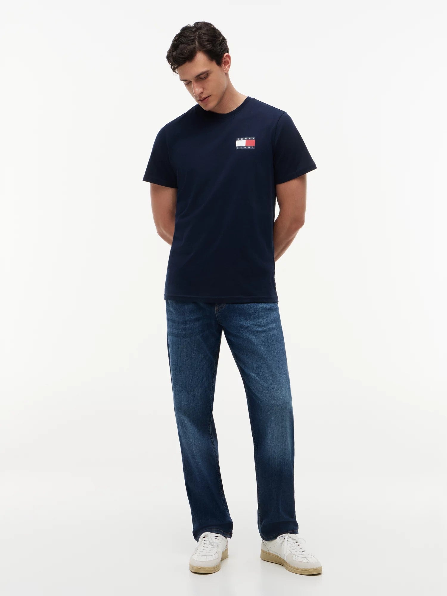 T-Shirt Slim Essential Flag - Dark Blue