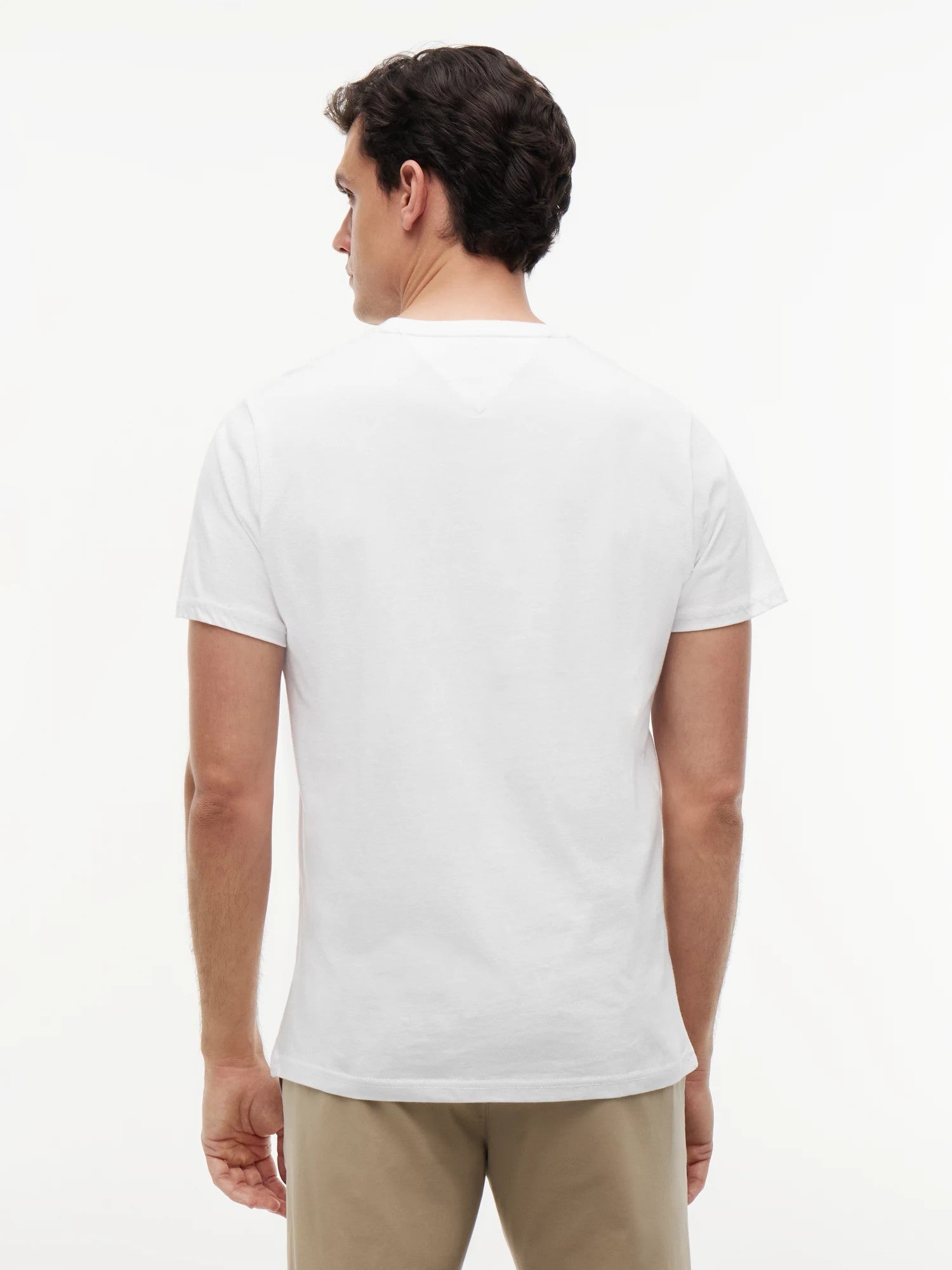 T-Shirt Slim Essential Flag - White