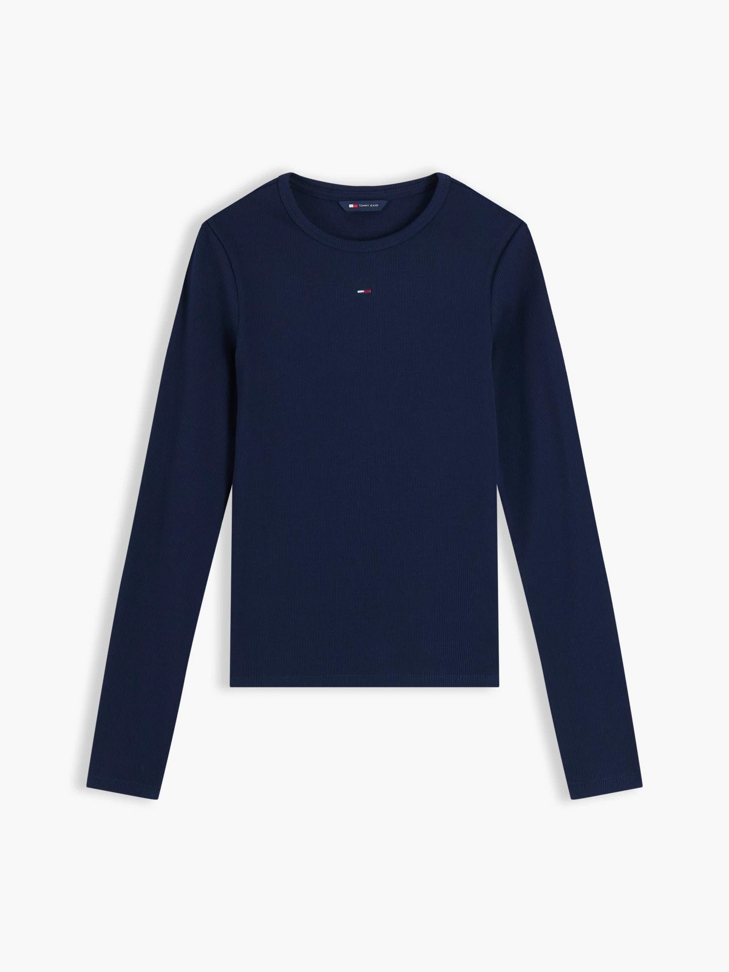 T-Shirt Slim Essential Rib - Dark Blue