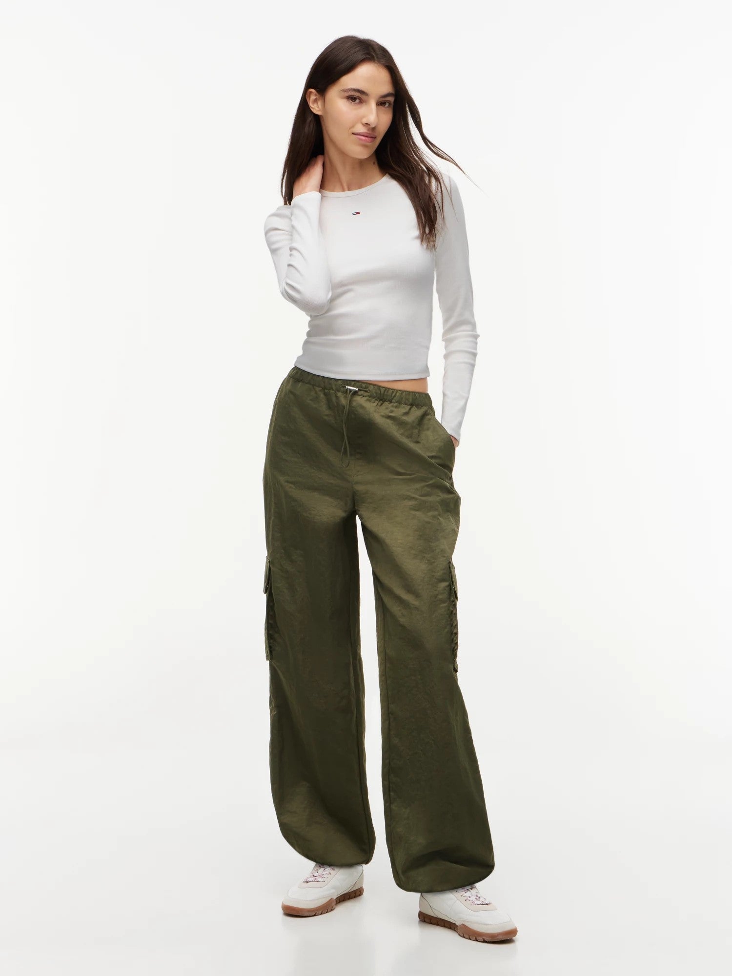 T-Shirt Slim Essential Rib - Ecru