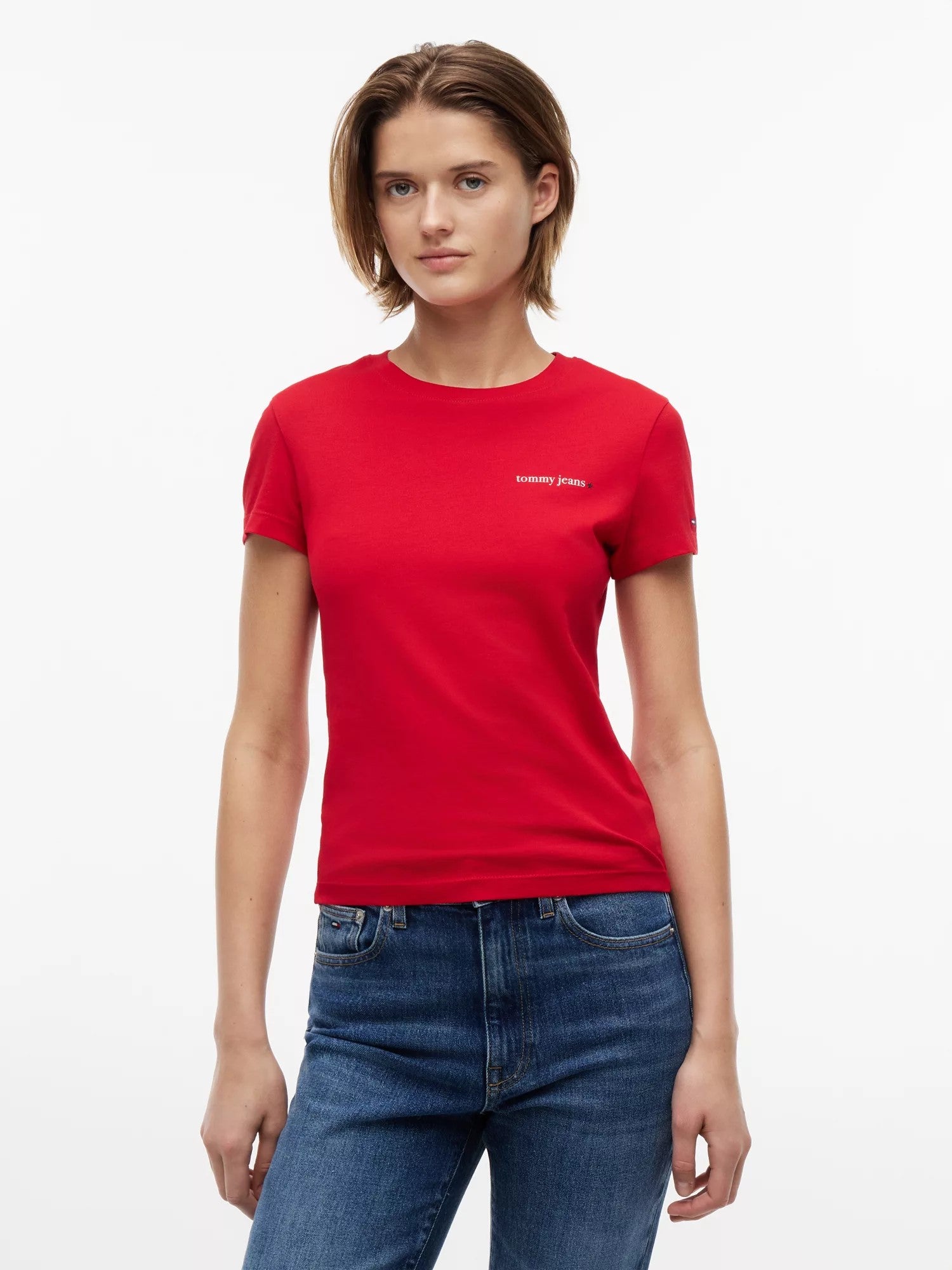 T-Shirt Slim Essential Starry - Amaryllis Red