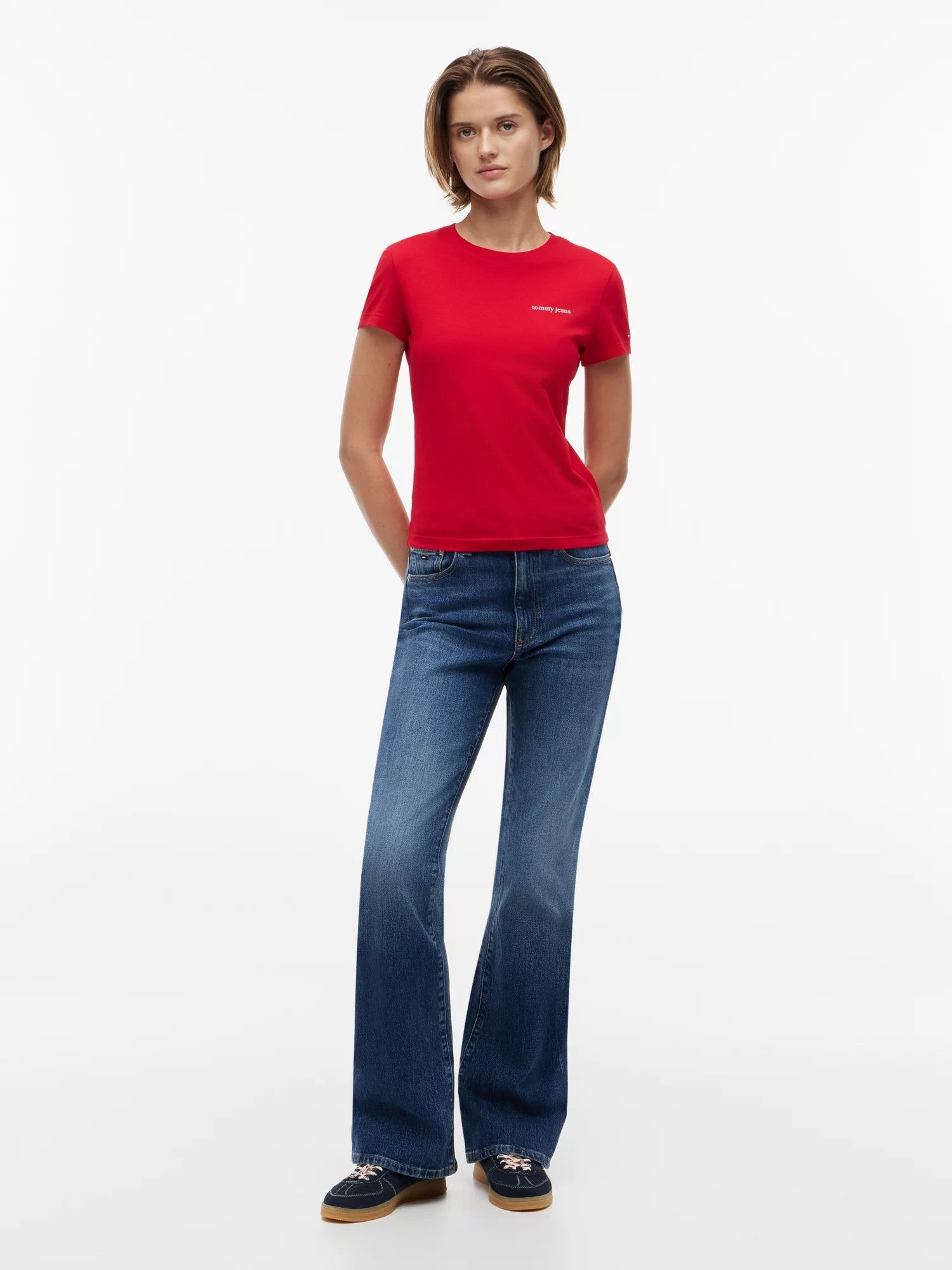 T-Shirt Slim Essential Starry - Amaryllis Red