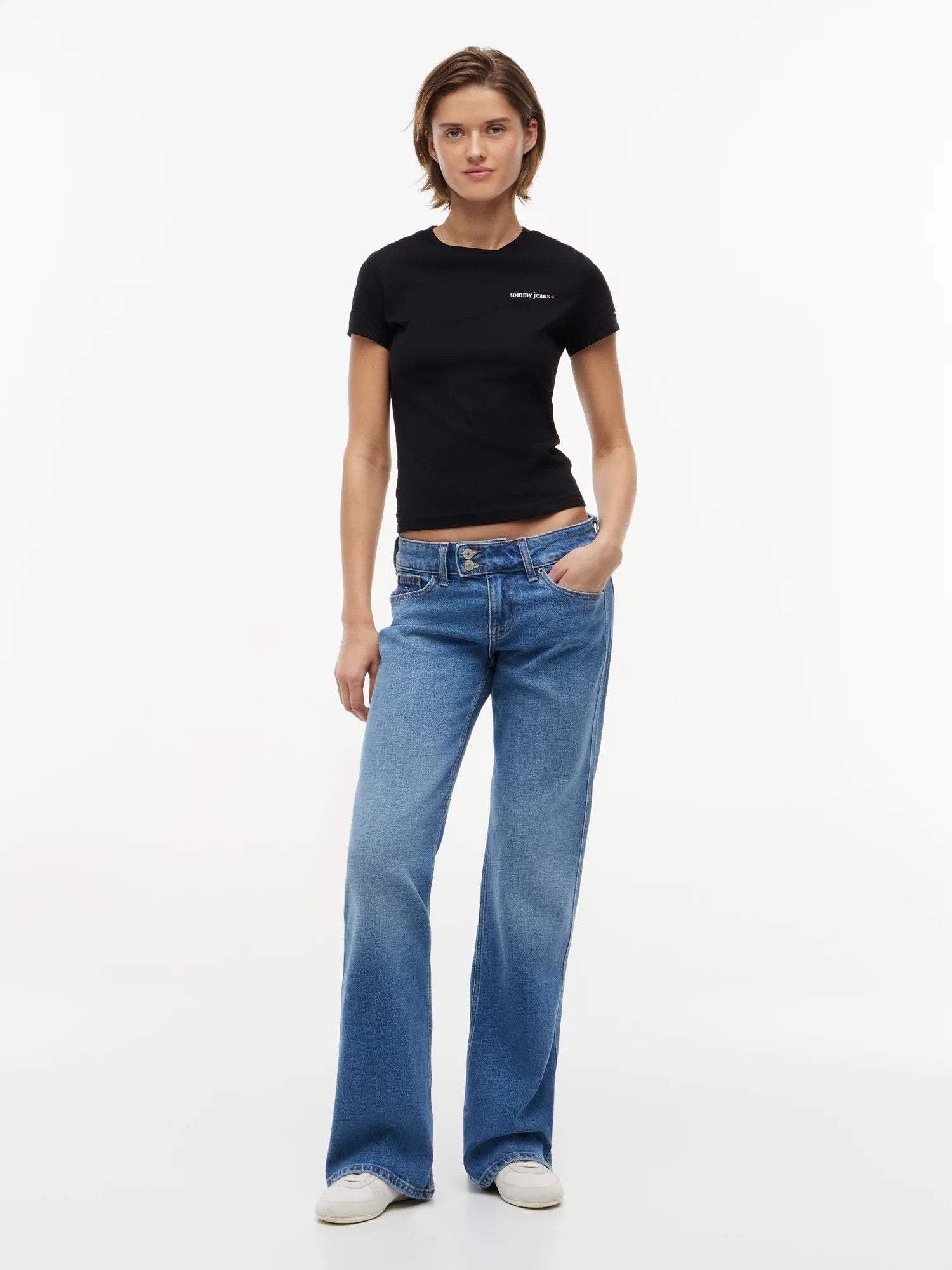 T-Shirt Slim Essential Starry - Black