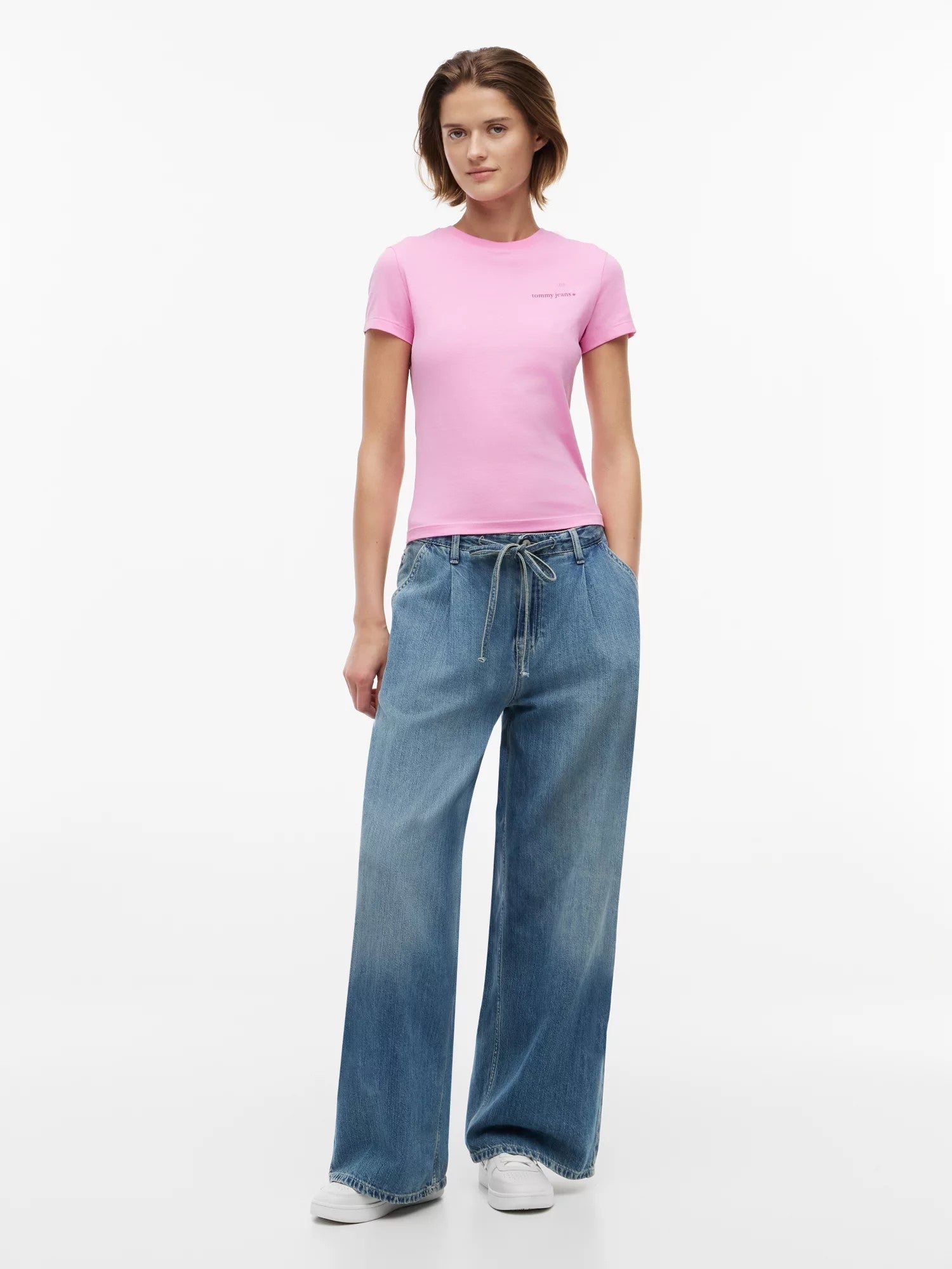 T-Shirt Slim Essential Starry - Pink Daisy