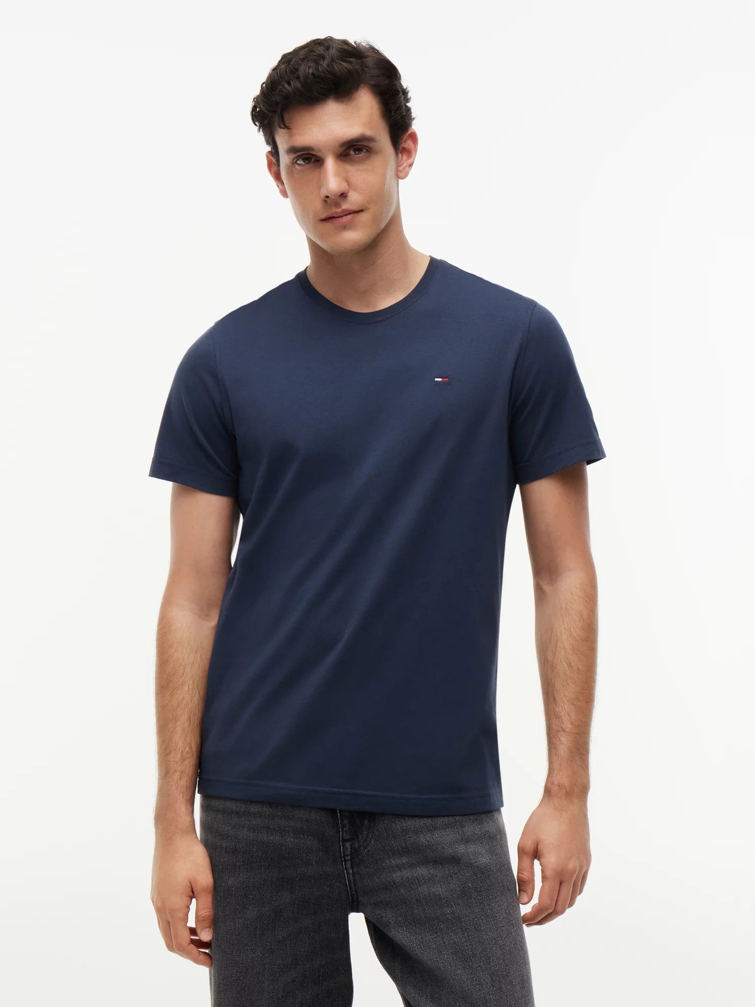 T-Shirt Slim Jersey - Black Iris