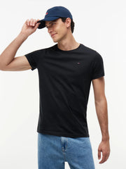 T-Shirt Slim Jersey - Tommy Black