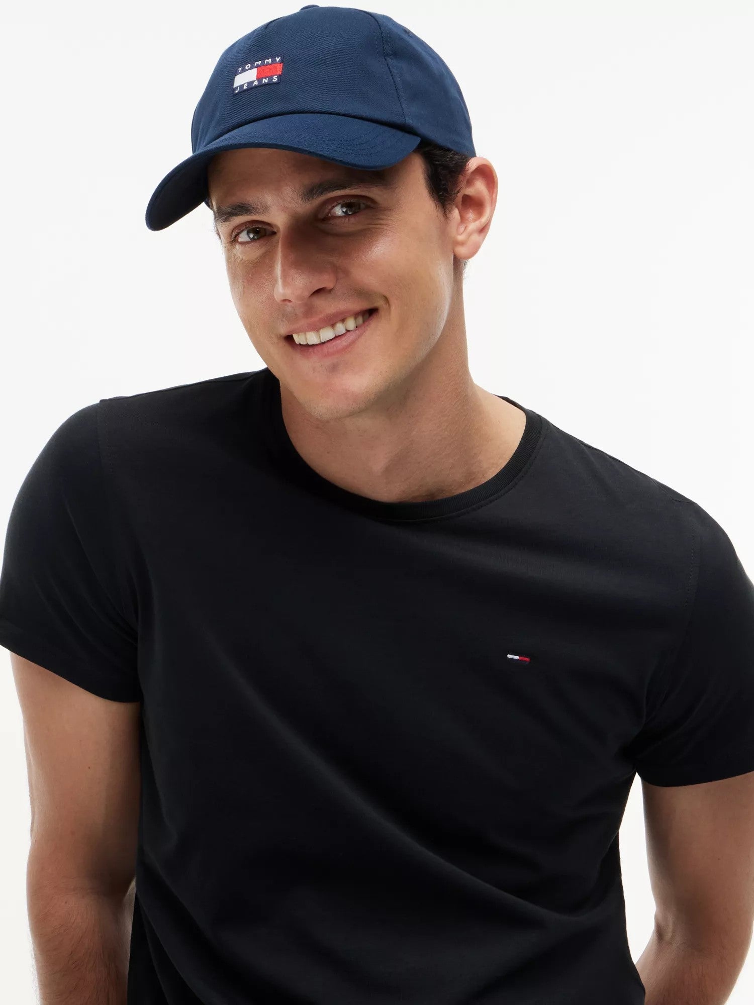 T-Shirt Slim Jersey - Tommy Black