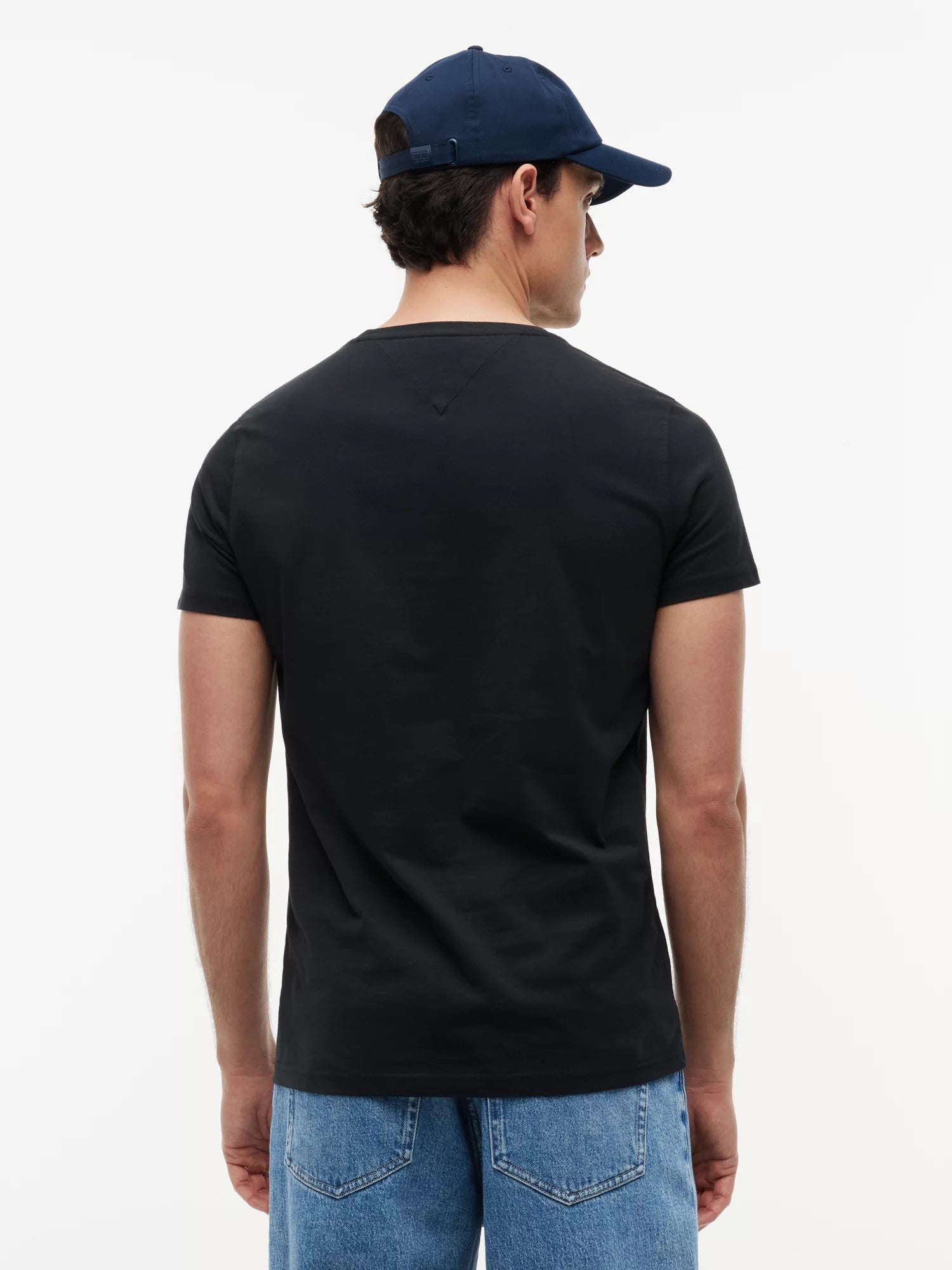 T-Shirt Slim Jersey - Tommy Black