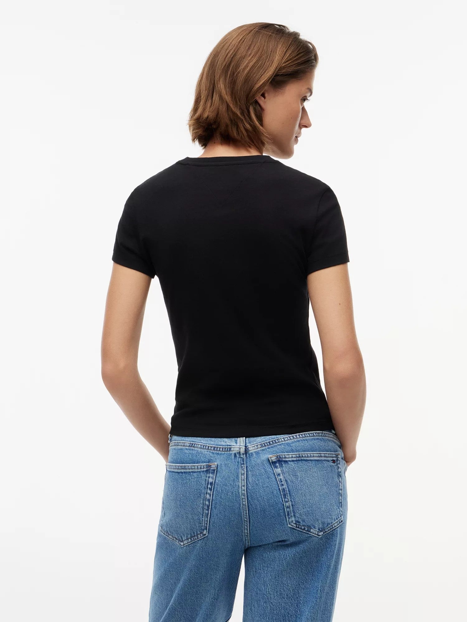 T-Shirt Slim Neck - Black