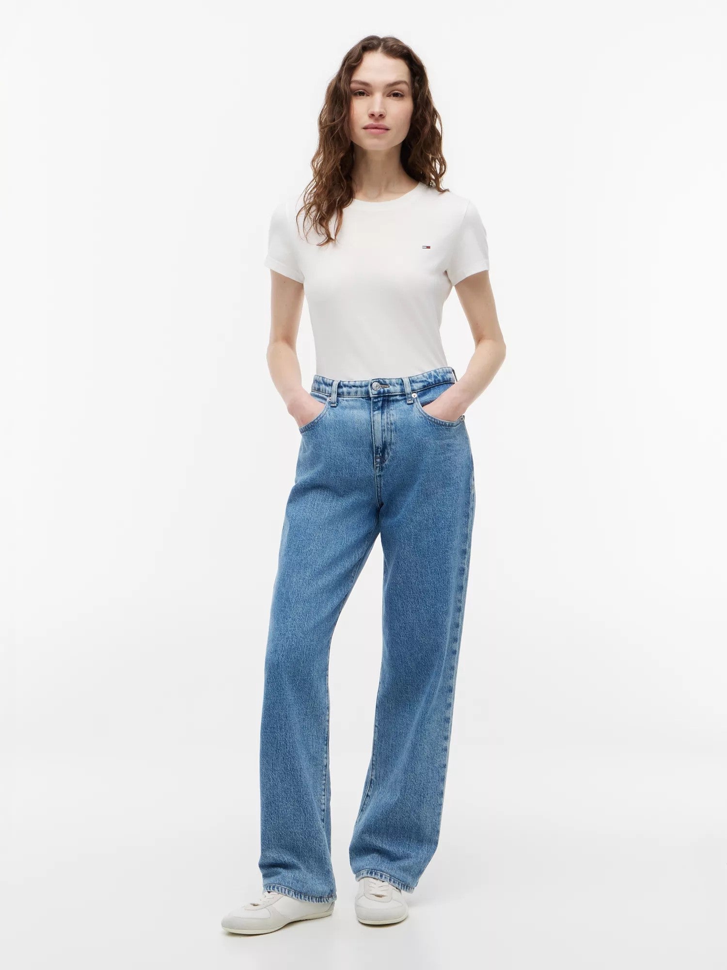 T-Shirt Slim Neck - Ecru