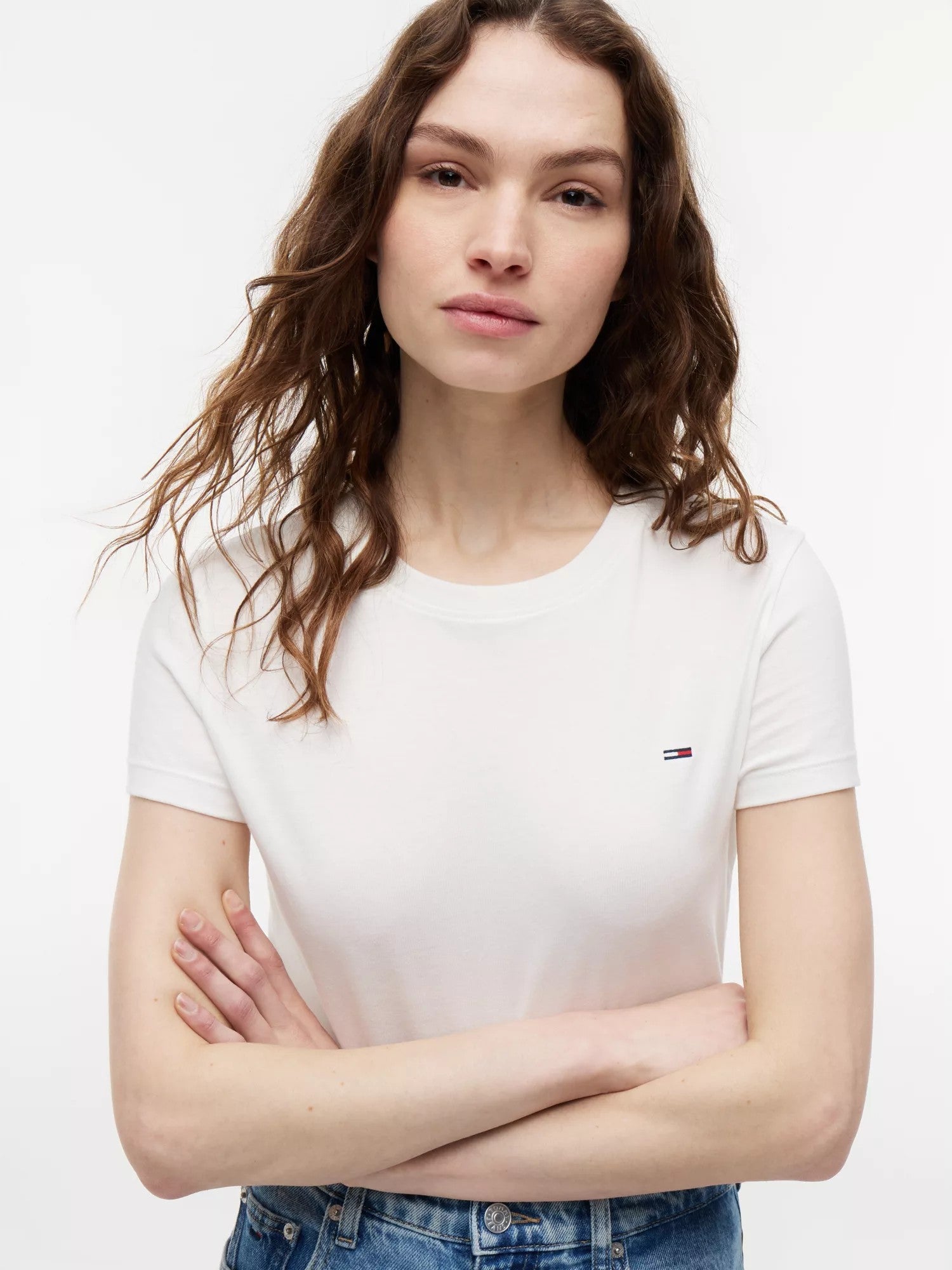 T-Shirt Slim Neck - Ecru