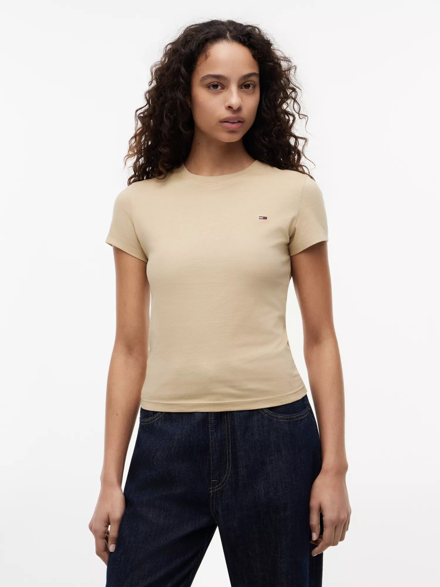 T-Shirt Slim Neck - Gentle Gold