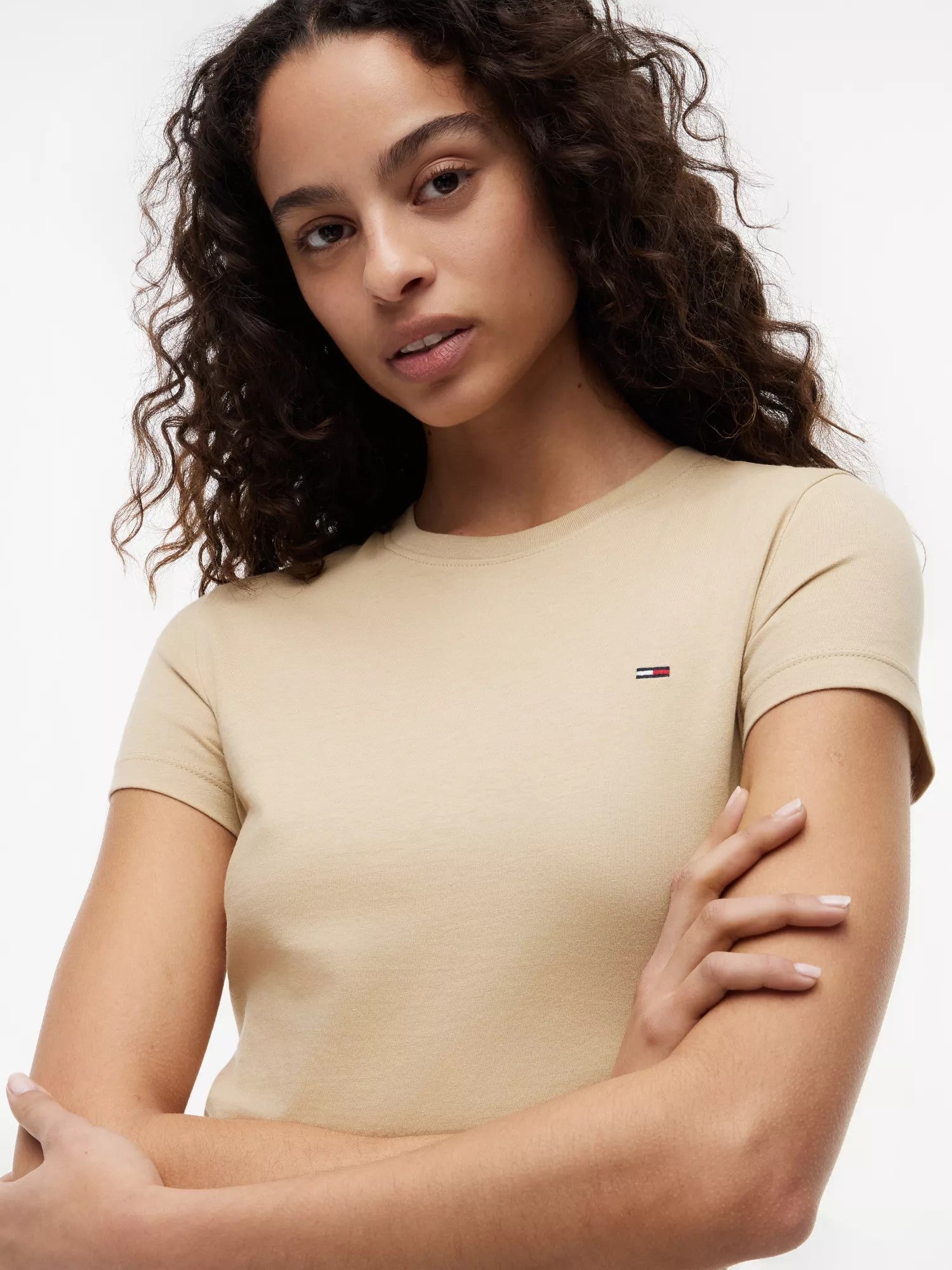 T-Shirt Slim Neck - Gentle Gold