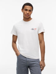 T-Shirt Slim Signature Chest - Ancient White
