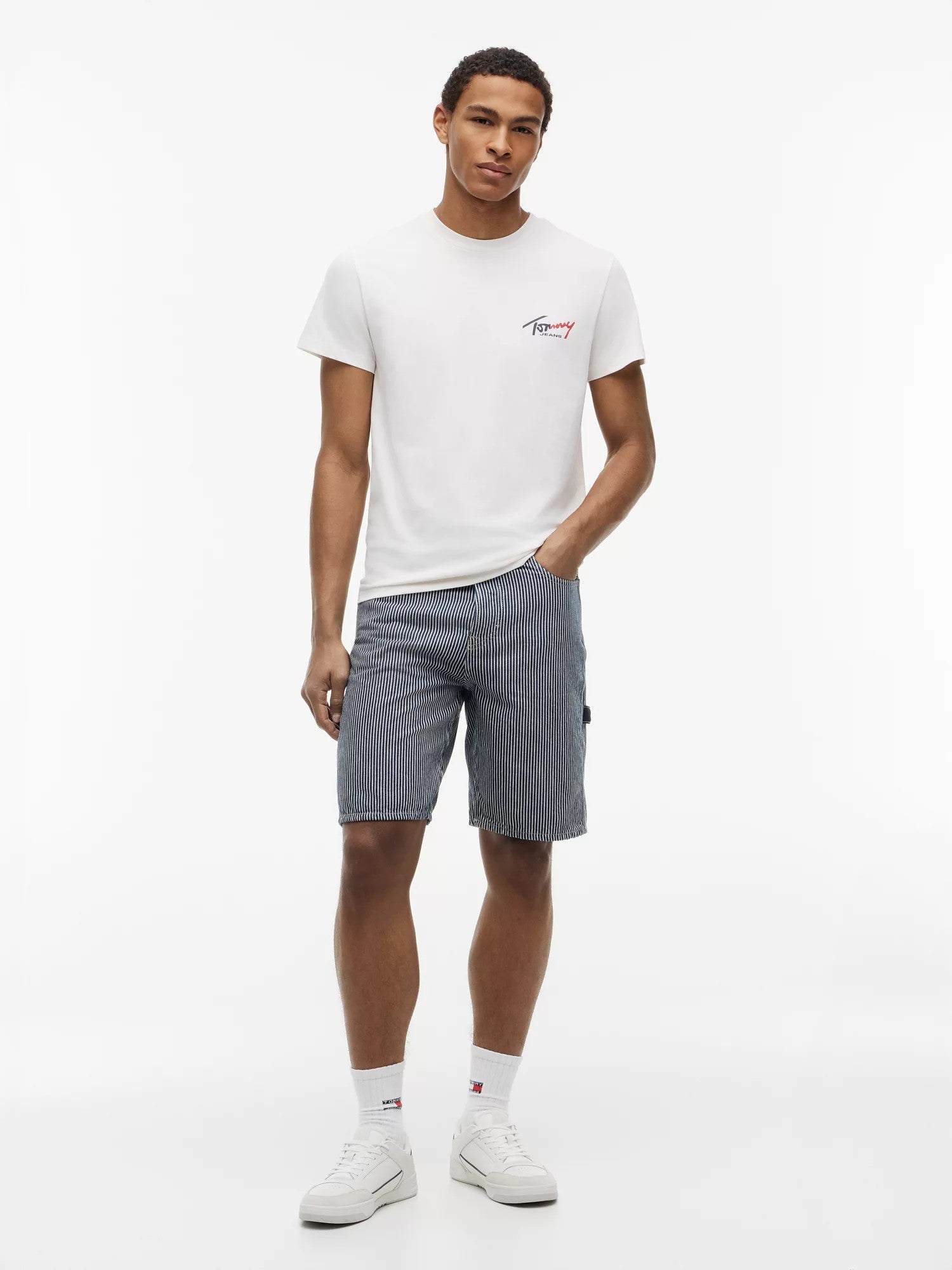 T-Shirt Slim Signature Chest - Ancient White