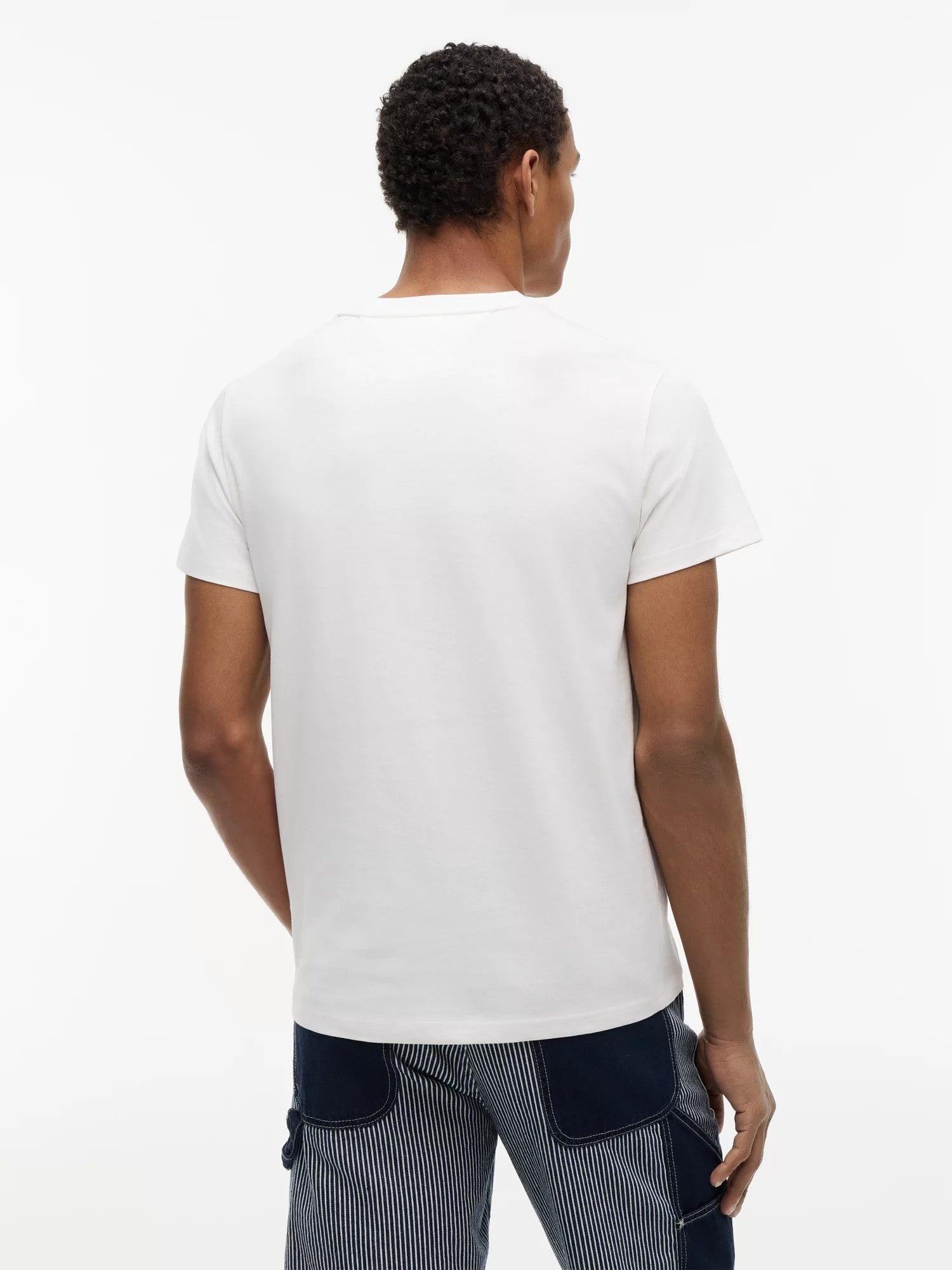 T-Shirt Slim Signature Chest - Ancient White