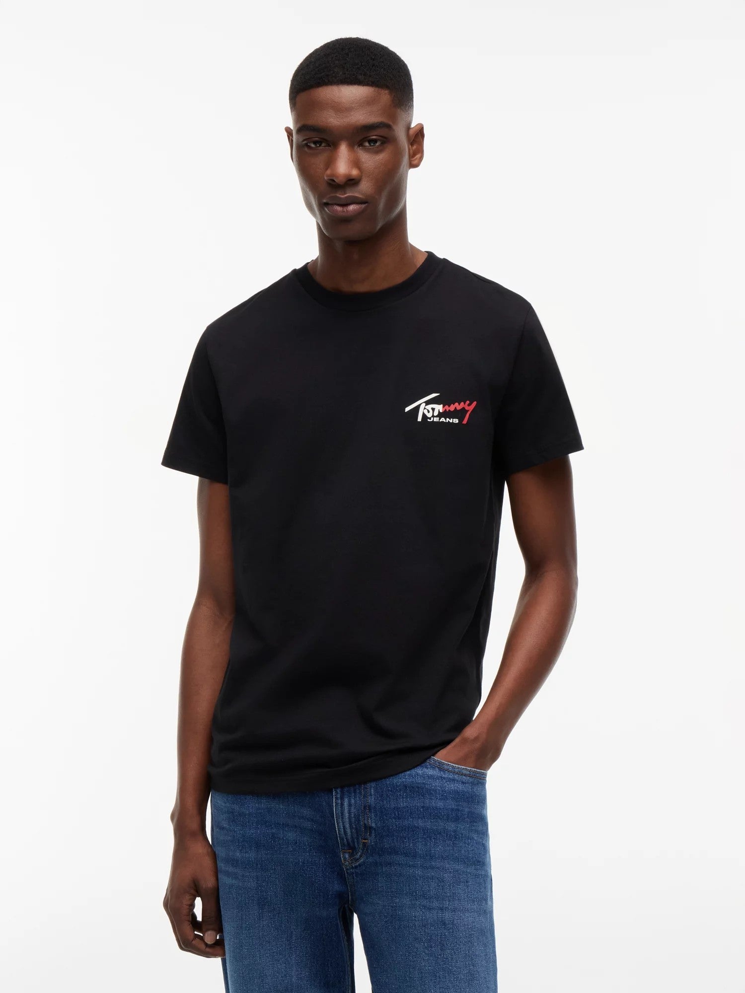 T-Shirt Slim Signature Chest - Black