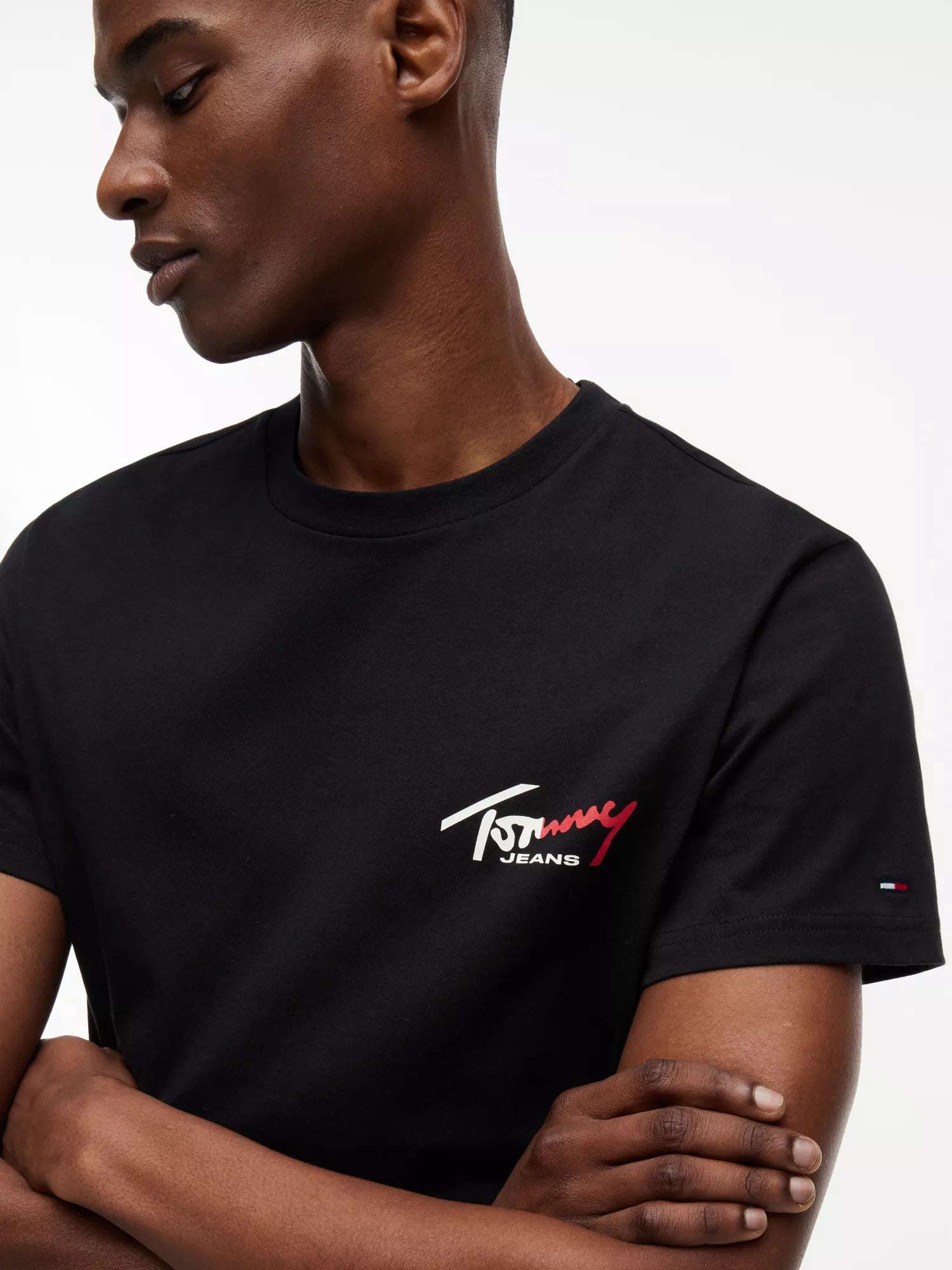 T-Shirt Slim Signature Chest - Black