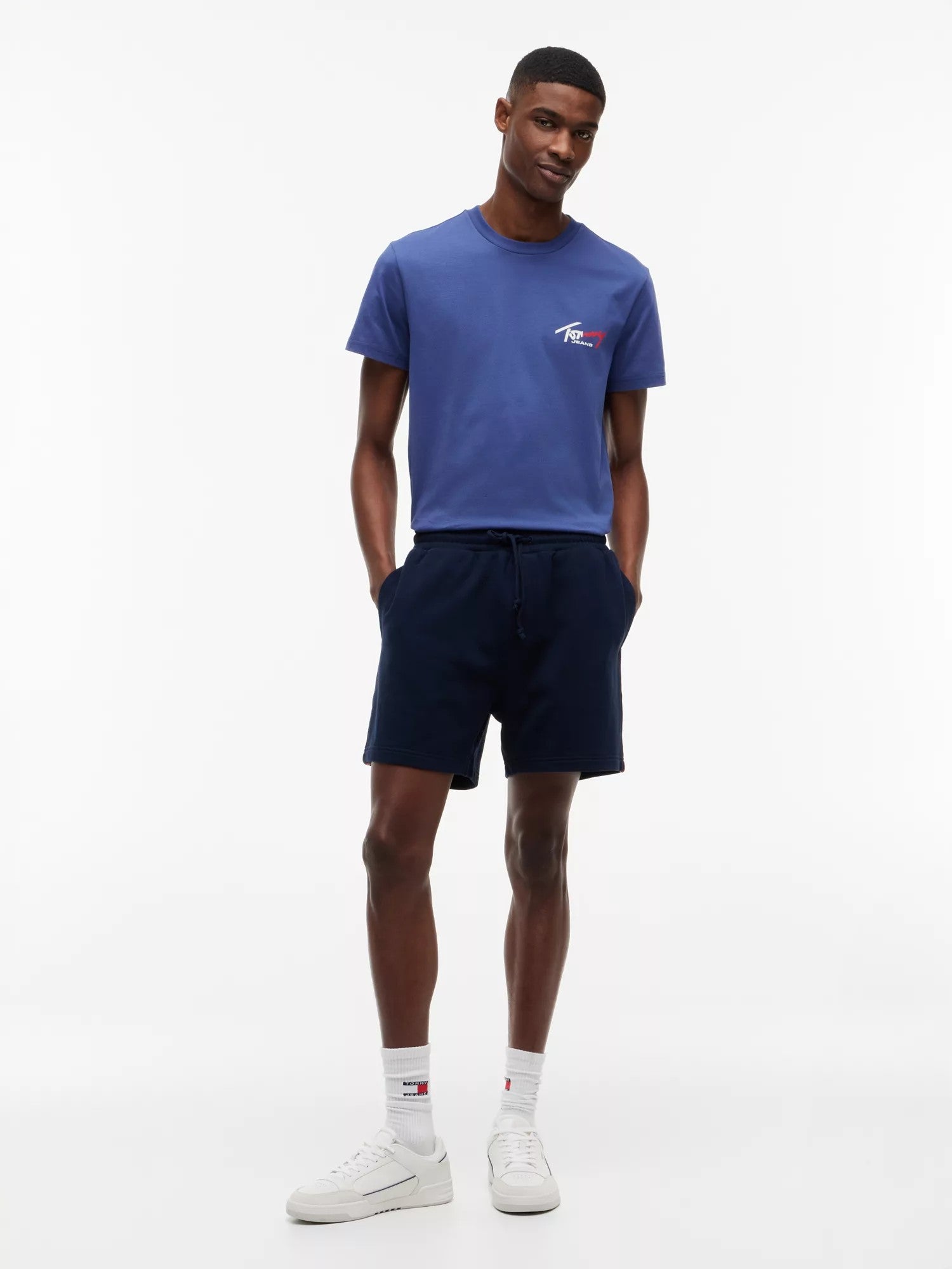 T-Shirt Slim Signature Chest - Blue Storm