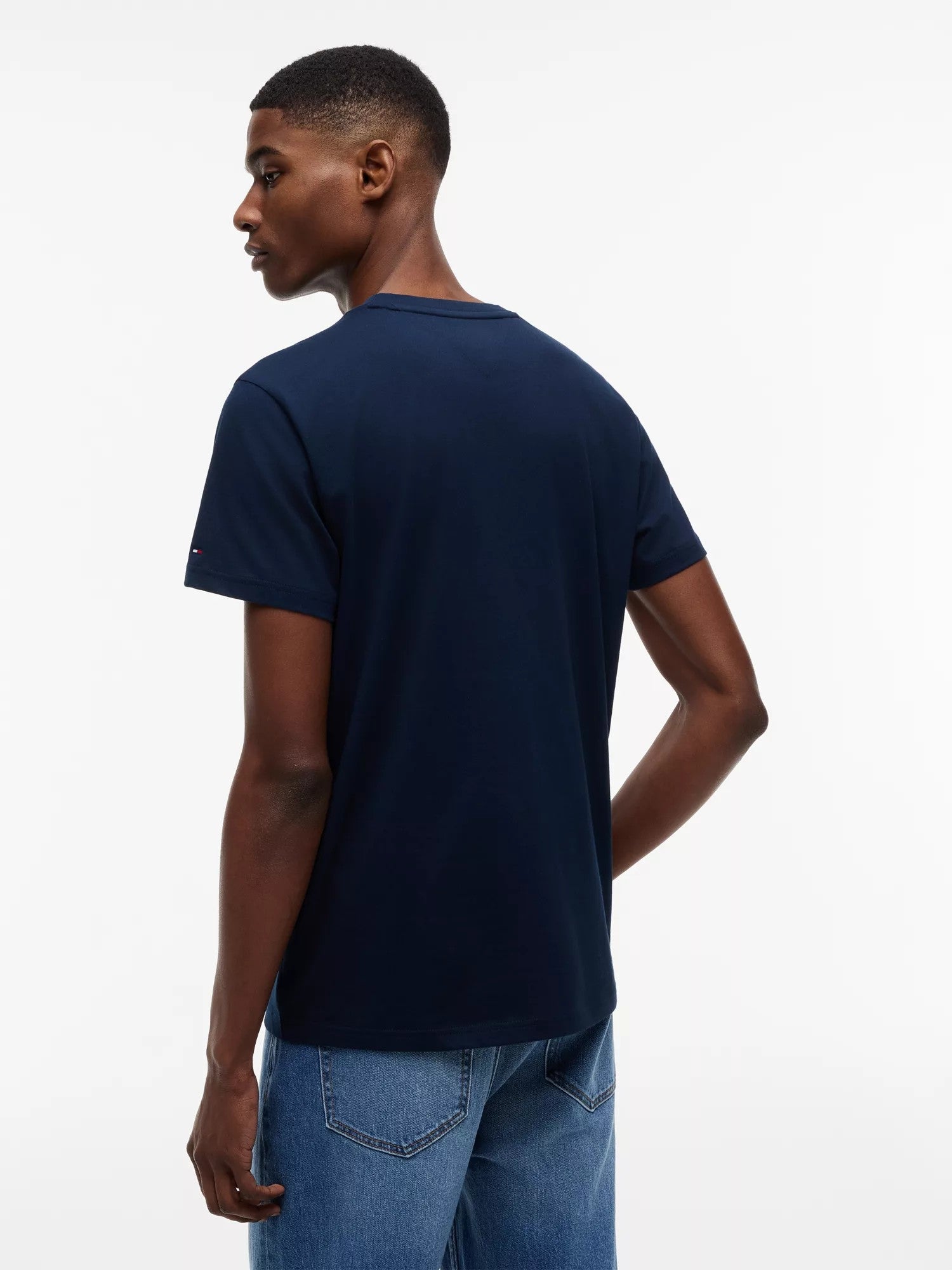 T-Shirt Slim Signature Chest - Dark Night Navy