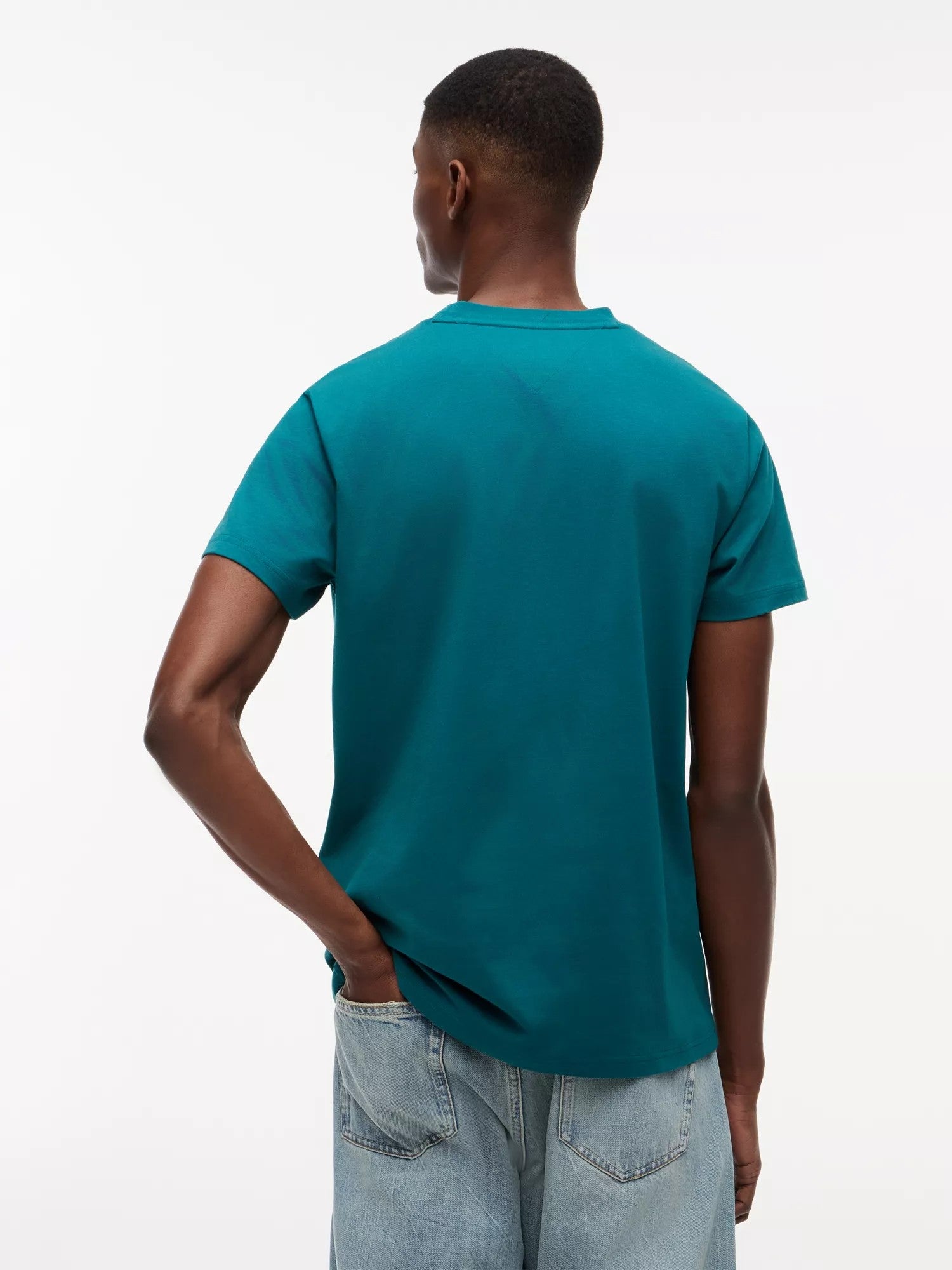 T-Shirt Slim Signature Chest - Polar Teal
