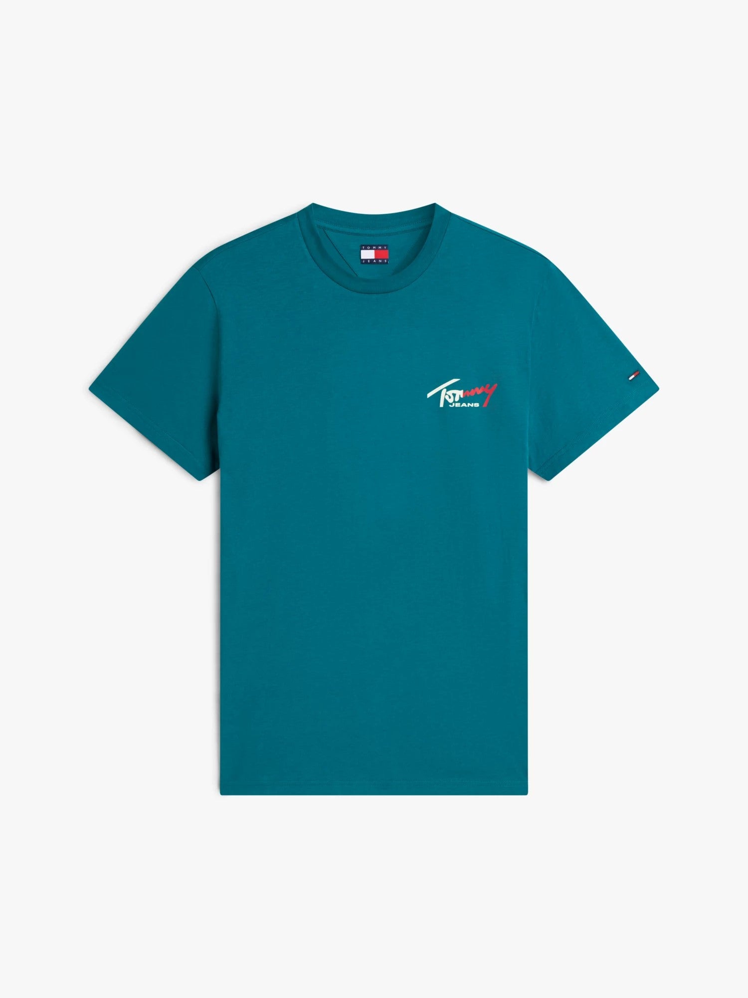 T-Shirt Slim Signature Chest - Polar Teal