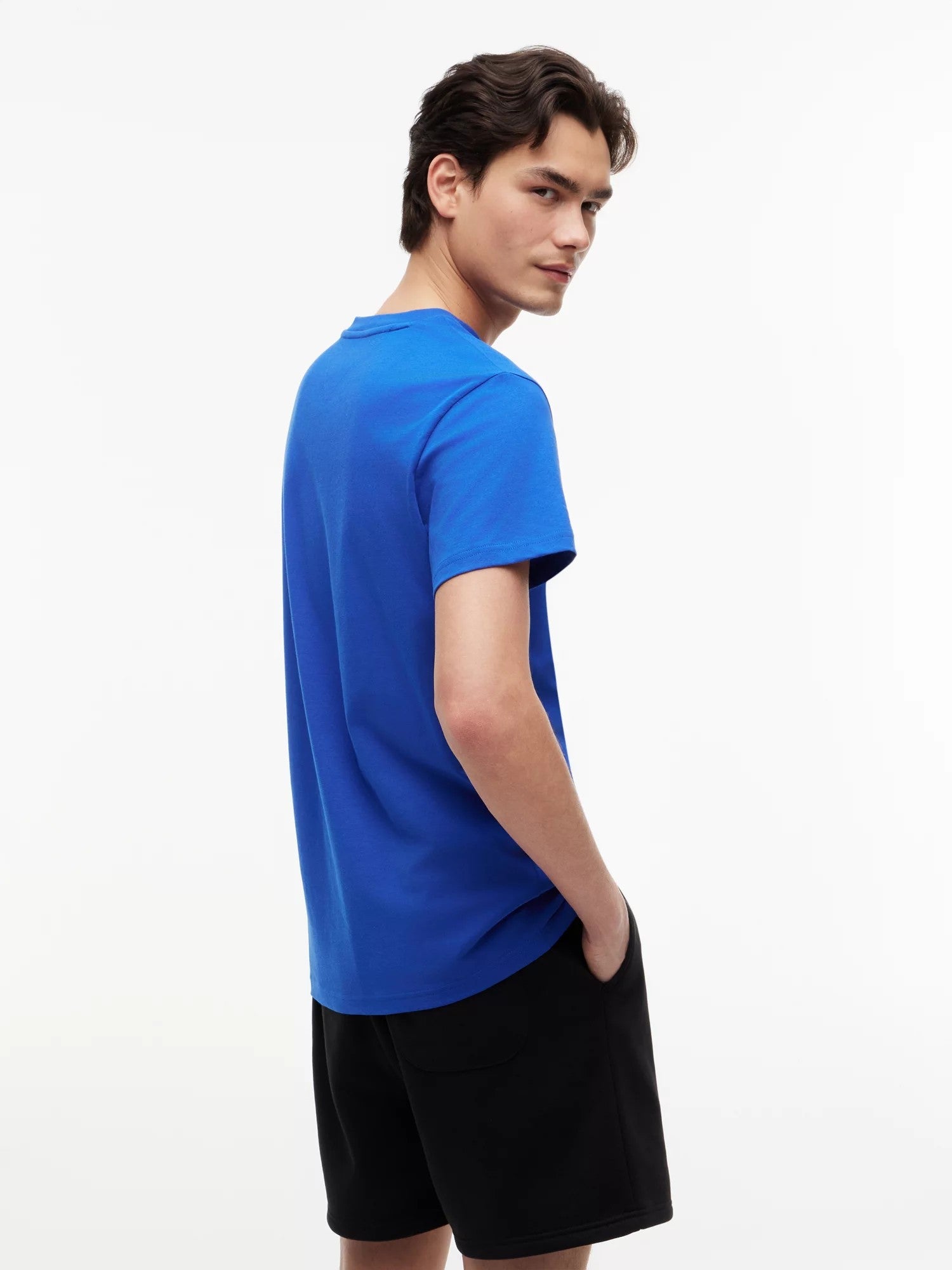 T-Shirt Slim Signature Chest - Providence Blue