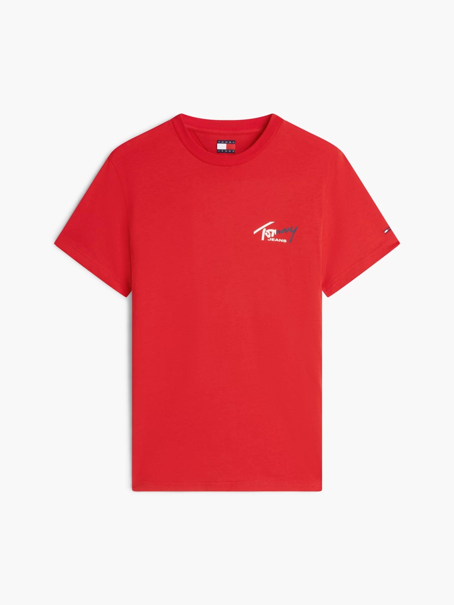T-Shirt Slim Signature Chest - Ruby Red
