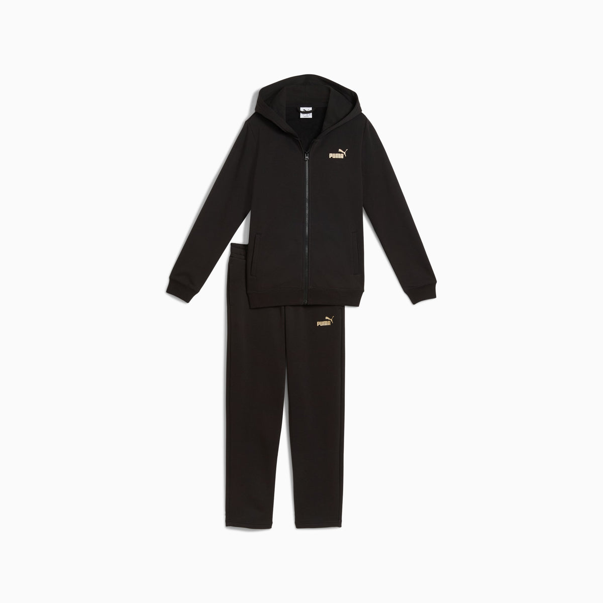 Tuta Intera Metallic Hooded Swea - Nero