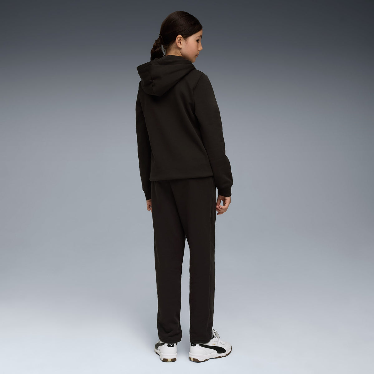 Tuta Intera Metallic Hooded Swea - Nero
