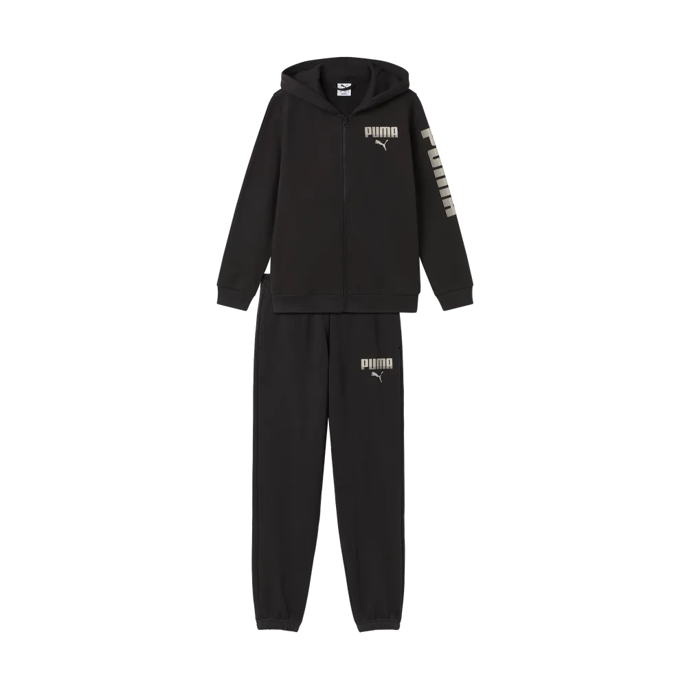 Tuta Essentials Graphic Suit Fleece Boys - Nero