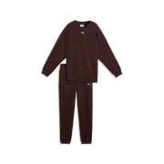 Tuta Loungewear oversize da ragazza - Marrone Cioccolato