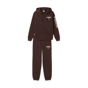 Tuta Essentials Graphic Suit Fleece - Marrone Cioccolato