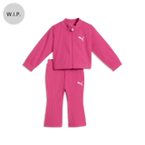 Tuta Essentials Elevated a coste per bimbi ai primi passi - Rosa Opale